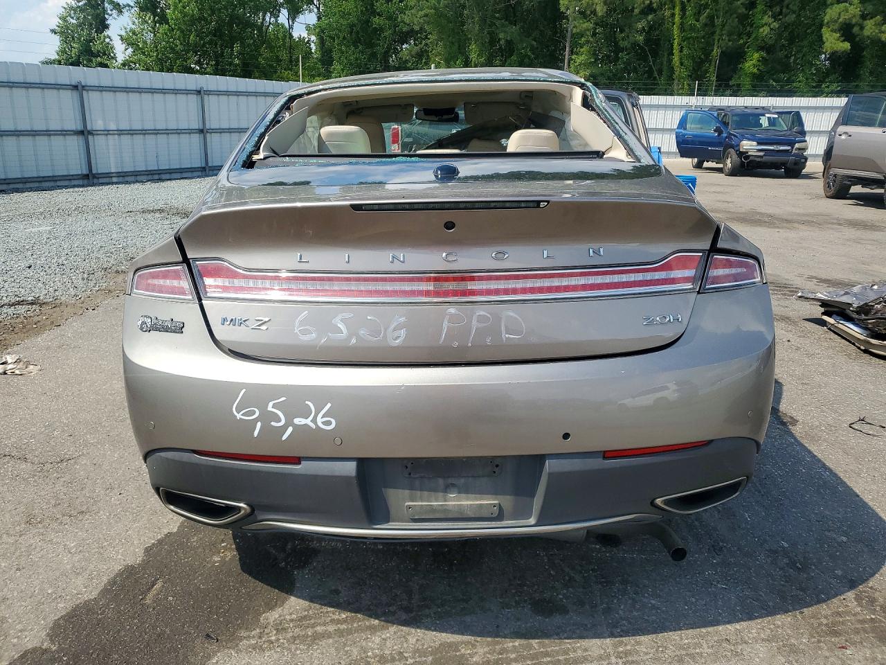 2020 Lincoln Mkz Reserve Tan vin: 3LN6L5LU9LR608886