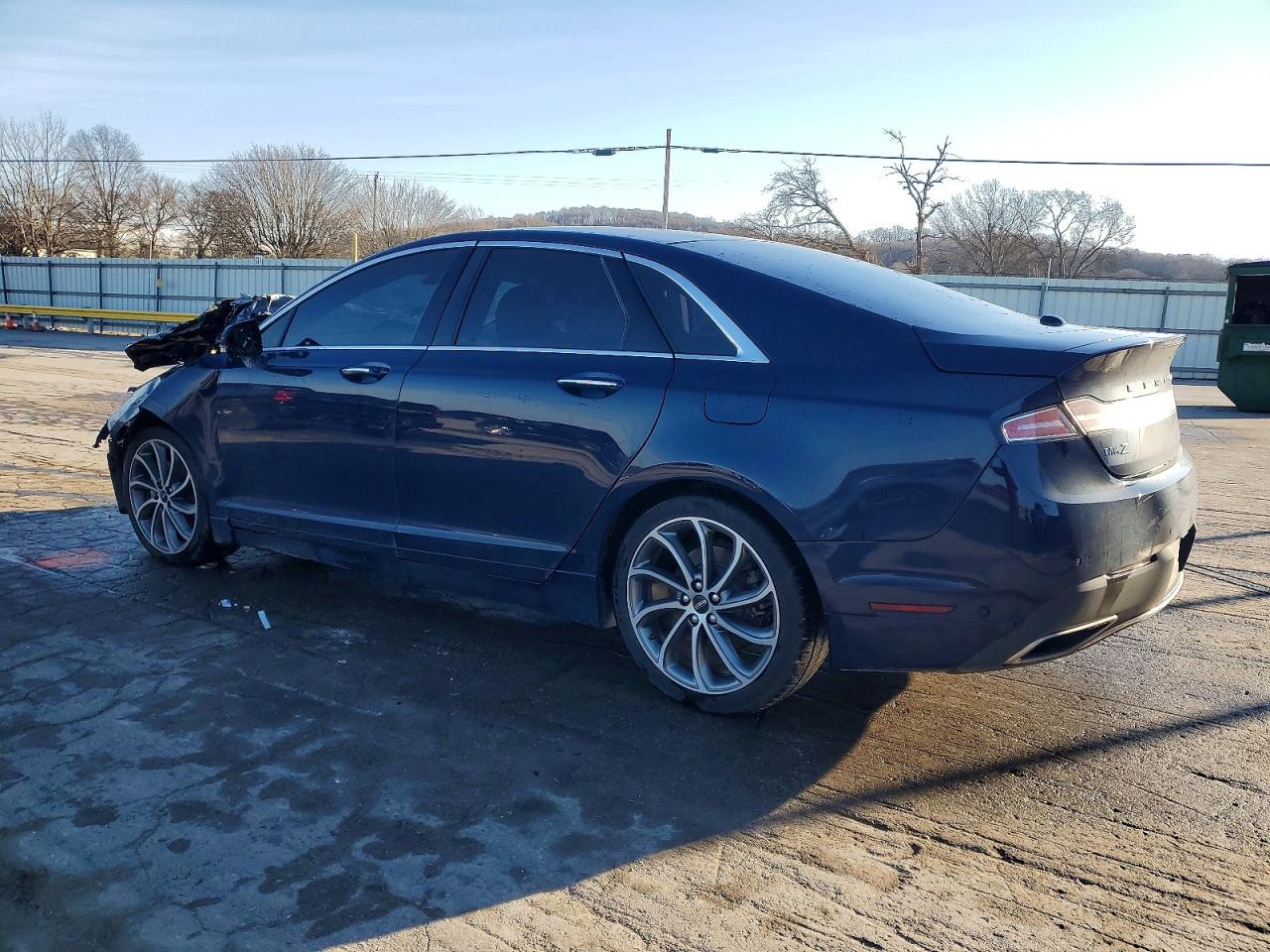 2018 Lincoln Mkz Hybrid Reserve Blue vin: 3LN6L5MU7JR618232