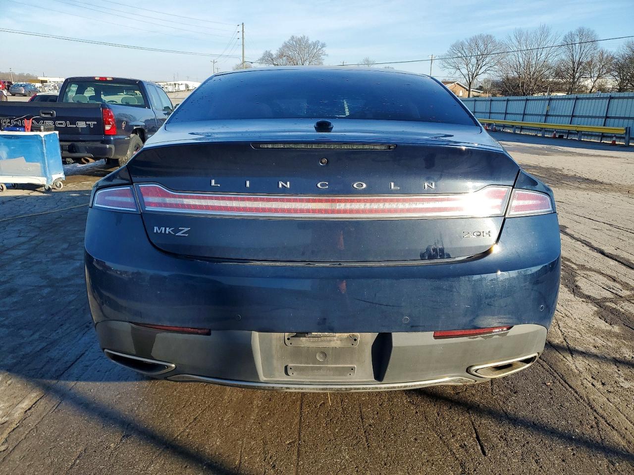 2018 Lincoln Mkz Hybrid Reserve Blue vin: 3LN6L5MU7JR618232