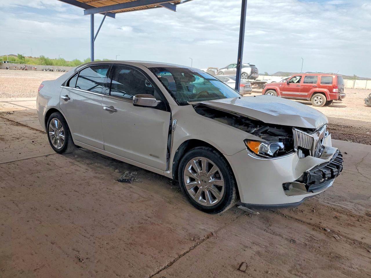 2011 Lincoln Mkz Hybrid White vin: 3LNDL2L30BR753374