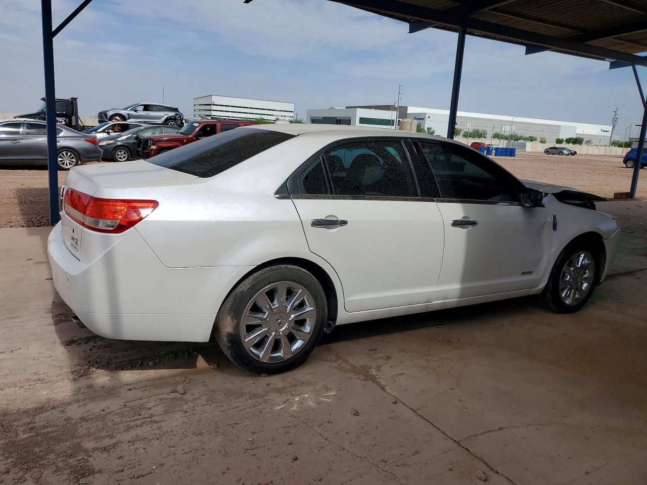 2011 Lincoln Mkz Hybrid White vin: 3LNDL2L30BR753374