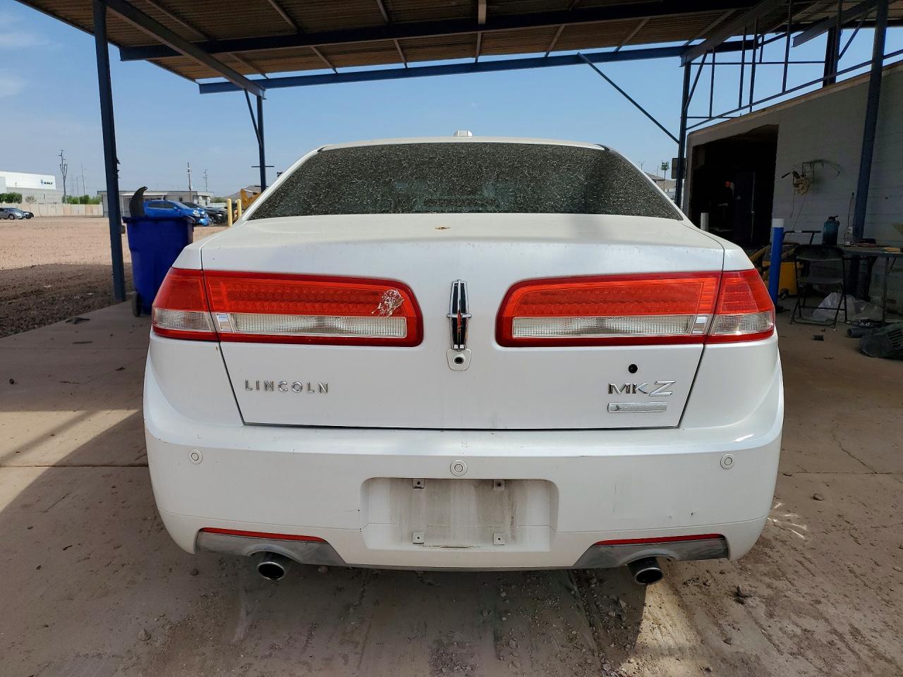 2011 Lincoln Mkz Hybrid White vin: 3LNDL2L30BR753374