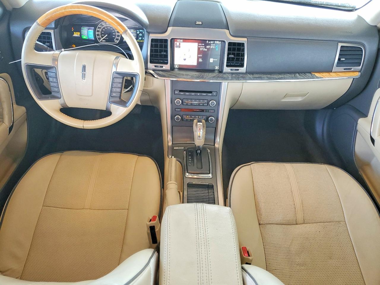 2011 Lincoln Mkz Hybrid White vin: 3LNDL2L30BR753374