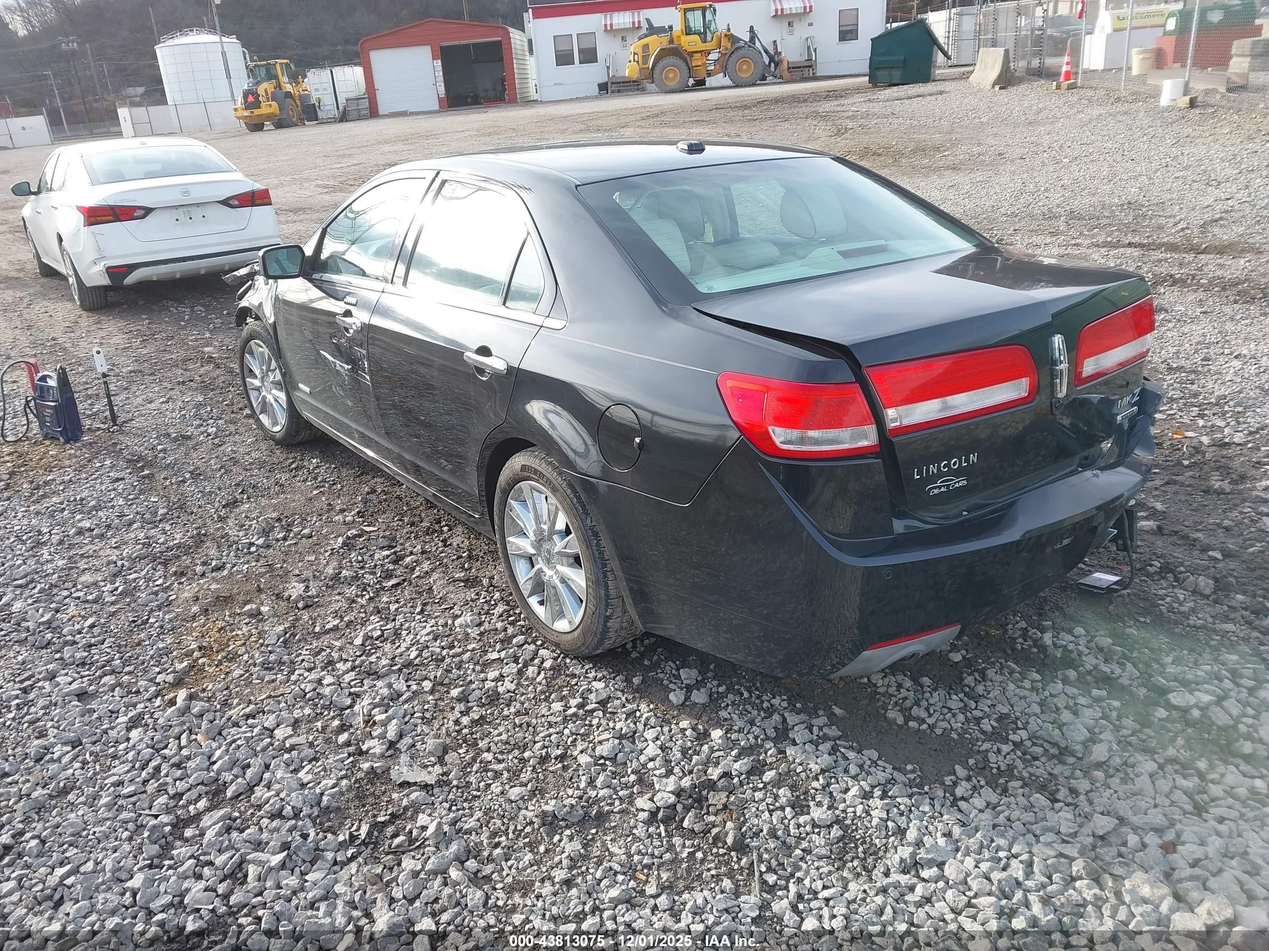 2012 Lincoln Mkz Hybrid   Черный vin: 3LNDL2L30CR806303