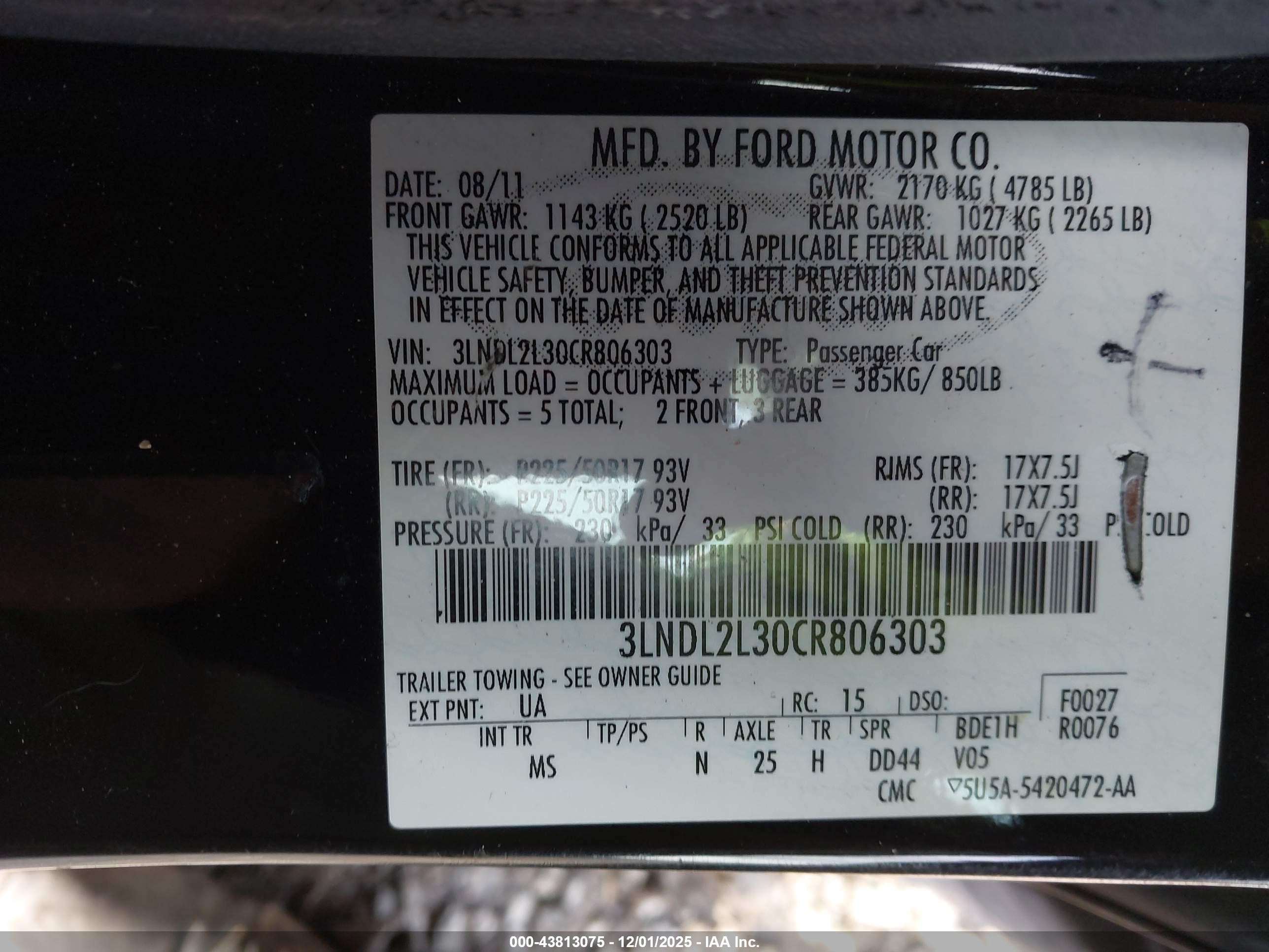 2012 Lincoln Mkz Hybrid   Черный vin: 3LNDL2L30CR806303