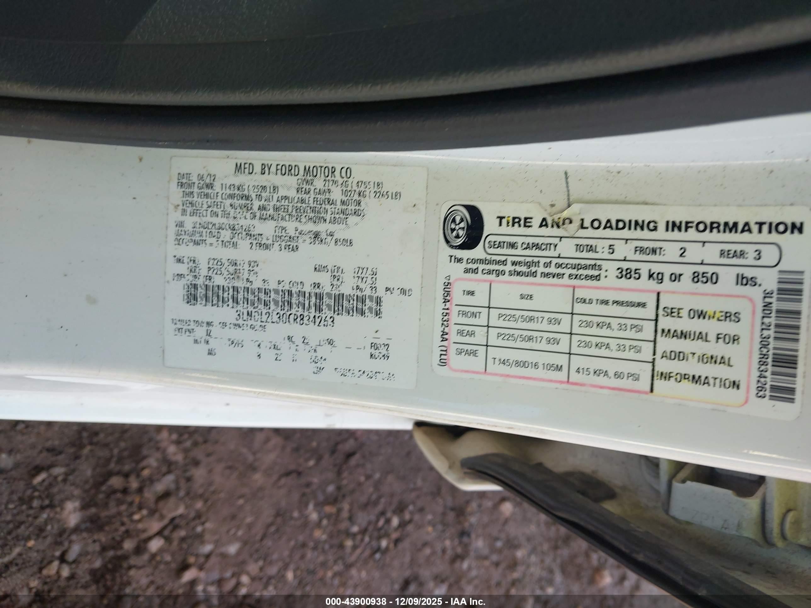 2012 Lincoln Mkz Hybrid   Белый vin: 3LNDL2L30CR834263