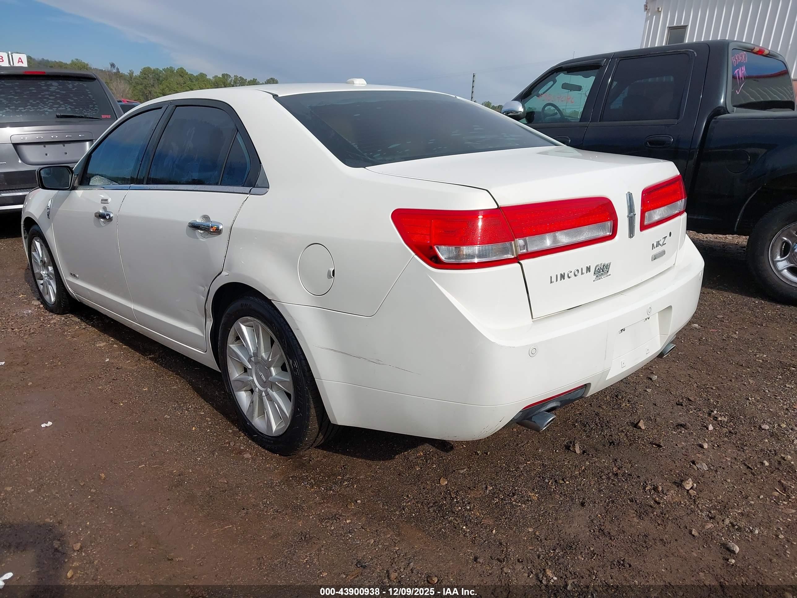 2012 Lincoln Mkz Hybrid   Белый vin: 3LNDL2L30CR834263