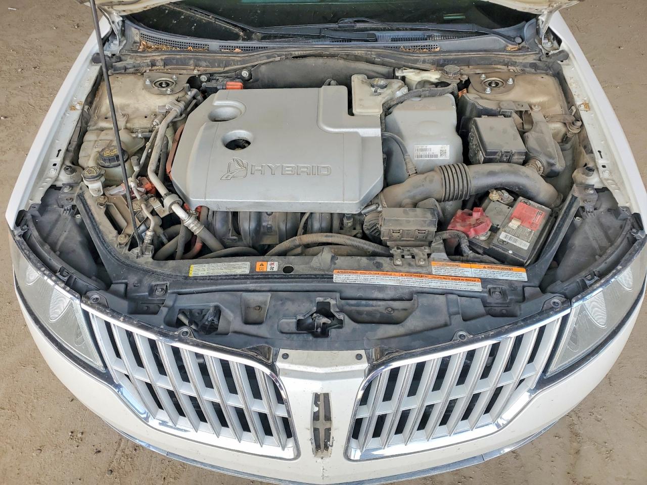 2011 Lincoln Mkz Hybrid White vin: 3LNDL2L31BR762388