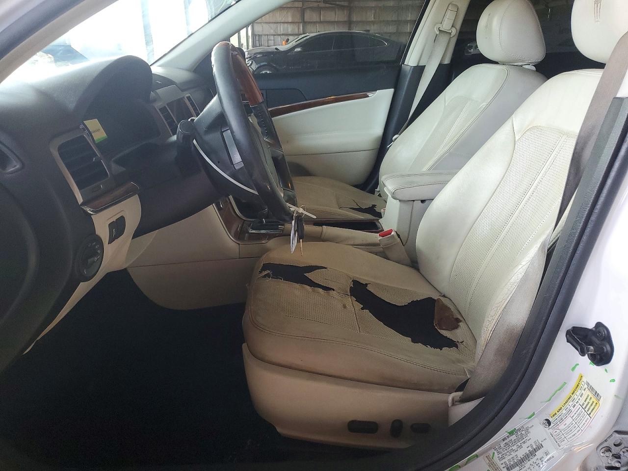 2011 Lincoln Mkz Hybrid White vin: 3LNDL2L31BR762388