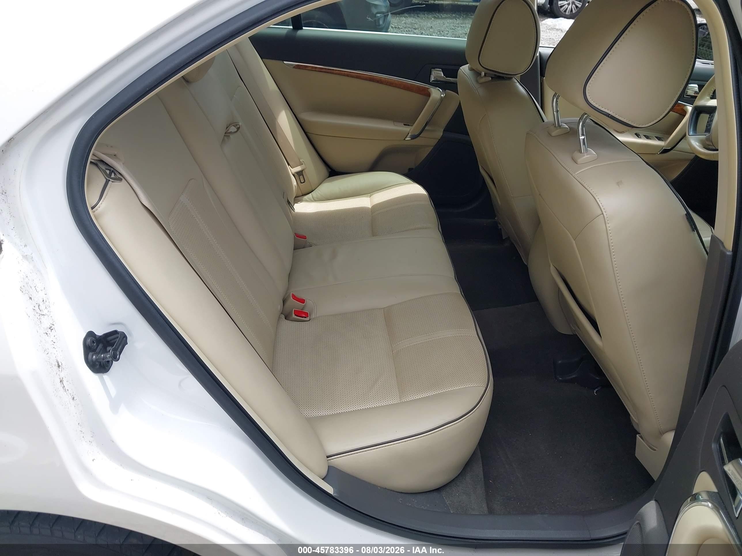 2012 Lincoln Mkz Hybrid   White vin: 3LNDL2L31CR803829