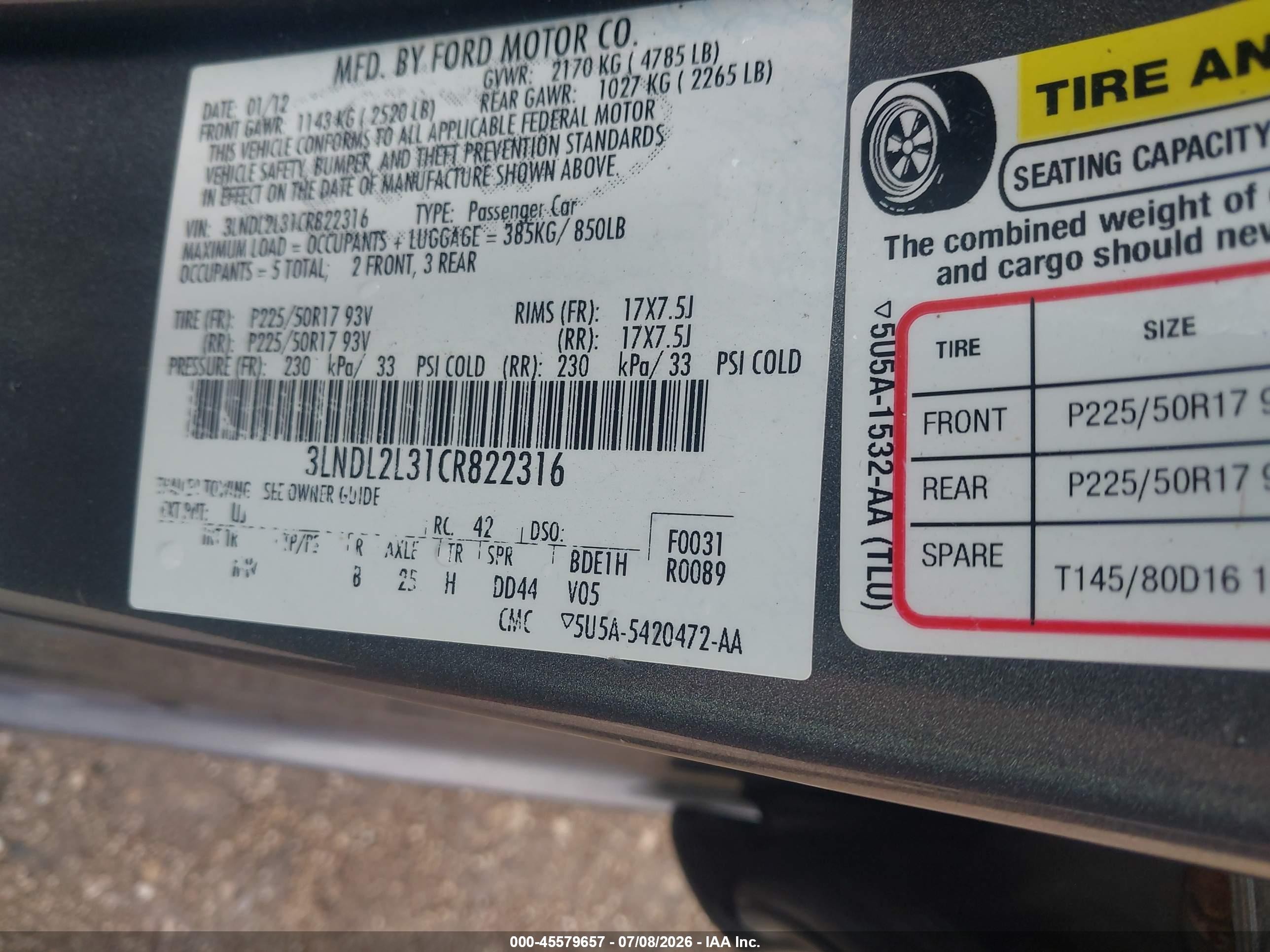 2012 Lincoln Mkz Hybrid   Gray vin: 3LNDL2L31CR822316