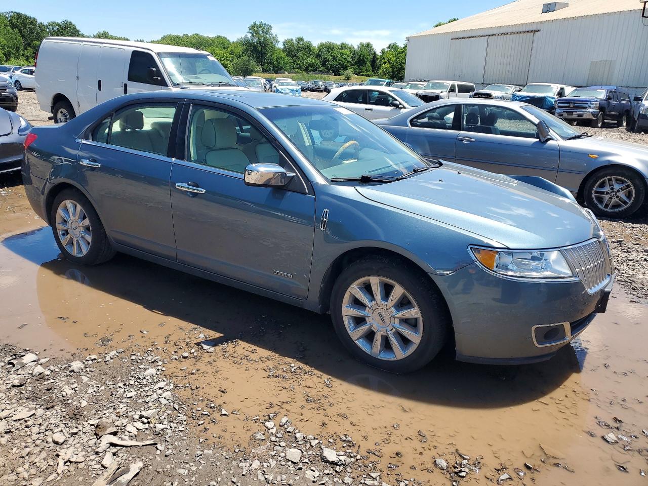 2012 Lincoln Mkz Hybrid Blue vin: 3LNDL2L31CR836054