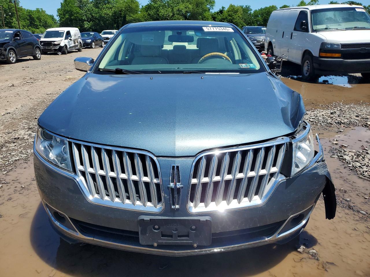 2012 Lincoln Mkz Hybrid Blue vin: 3LNDL2L31CR836054