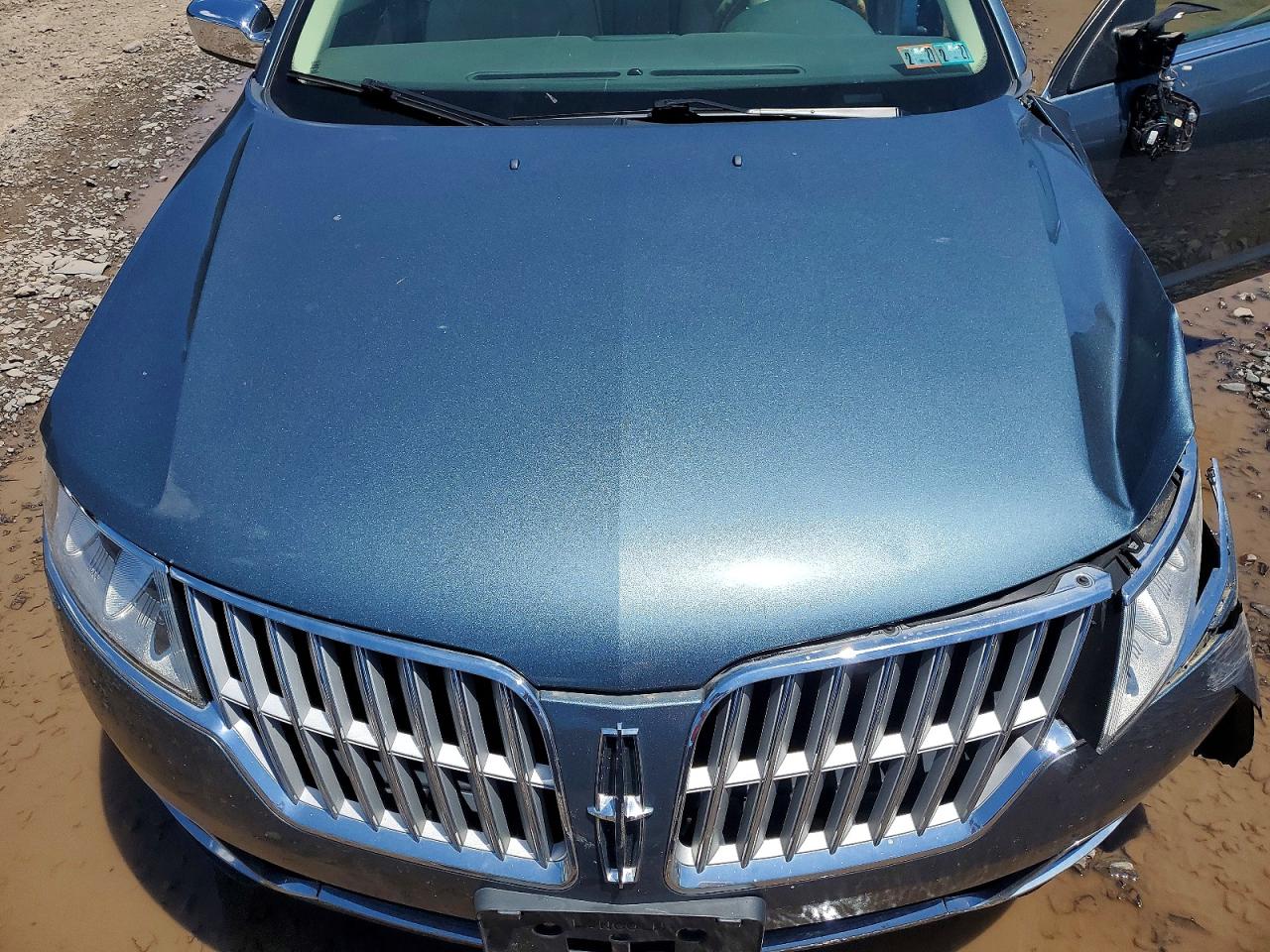 2012 Lincoln Mkz Hybrid Blue vin: 3LNDL2L31CR836054