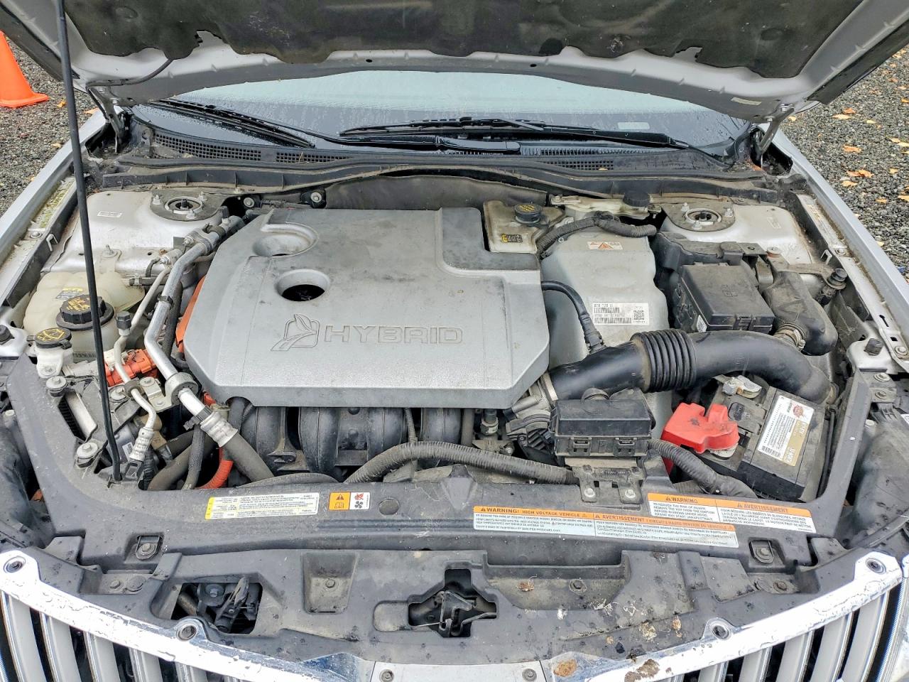 2011 Lincoln Mkz Hybrid Silver vin: 3LNDL2L32BR751190