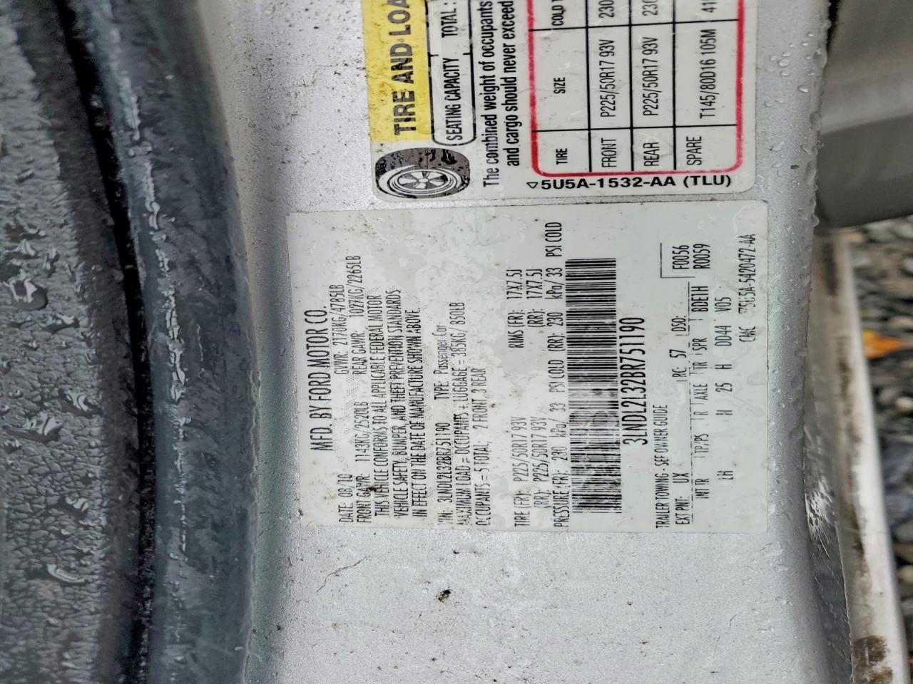 2011 Lincoln Mkz Hybrid Silver vin: 3LNDL2L32BR751190