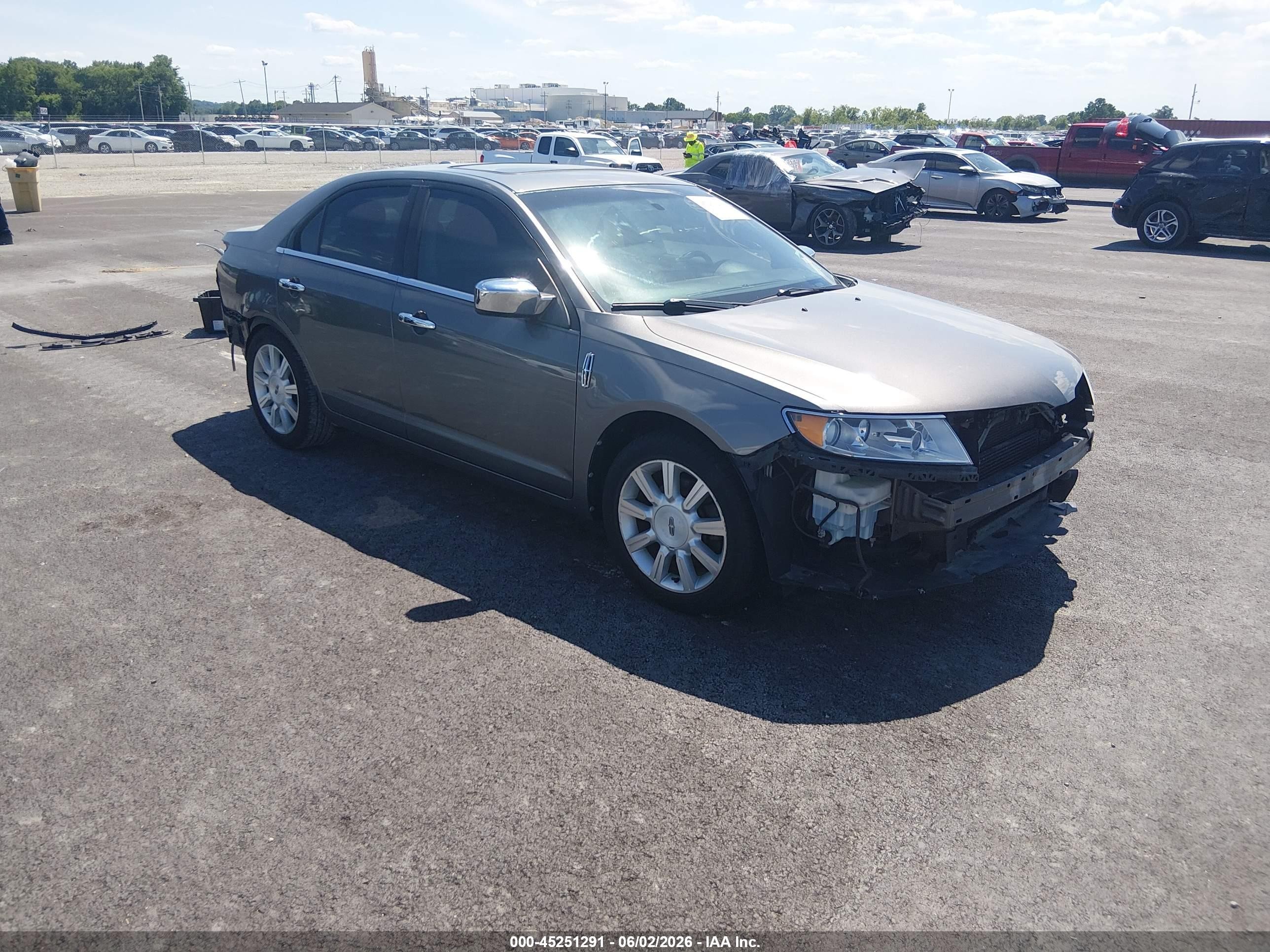 2011 Lincoln Mkz Hybrid   Gray vin: 3LNDL2L32BR752971