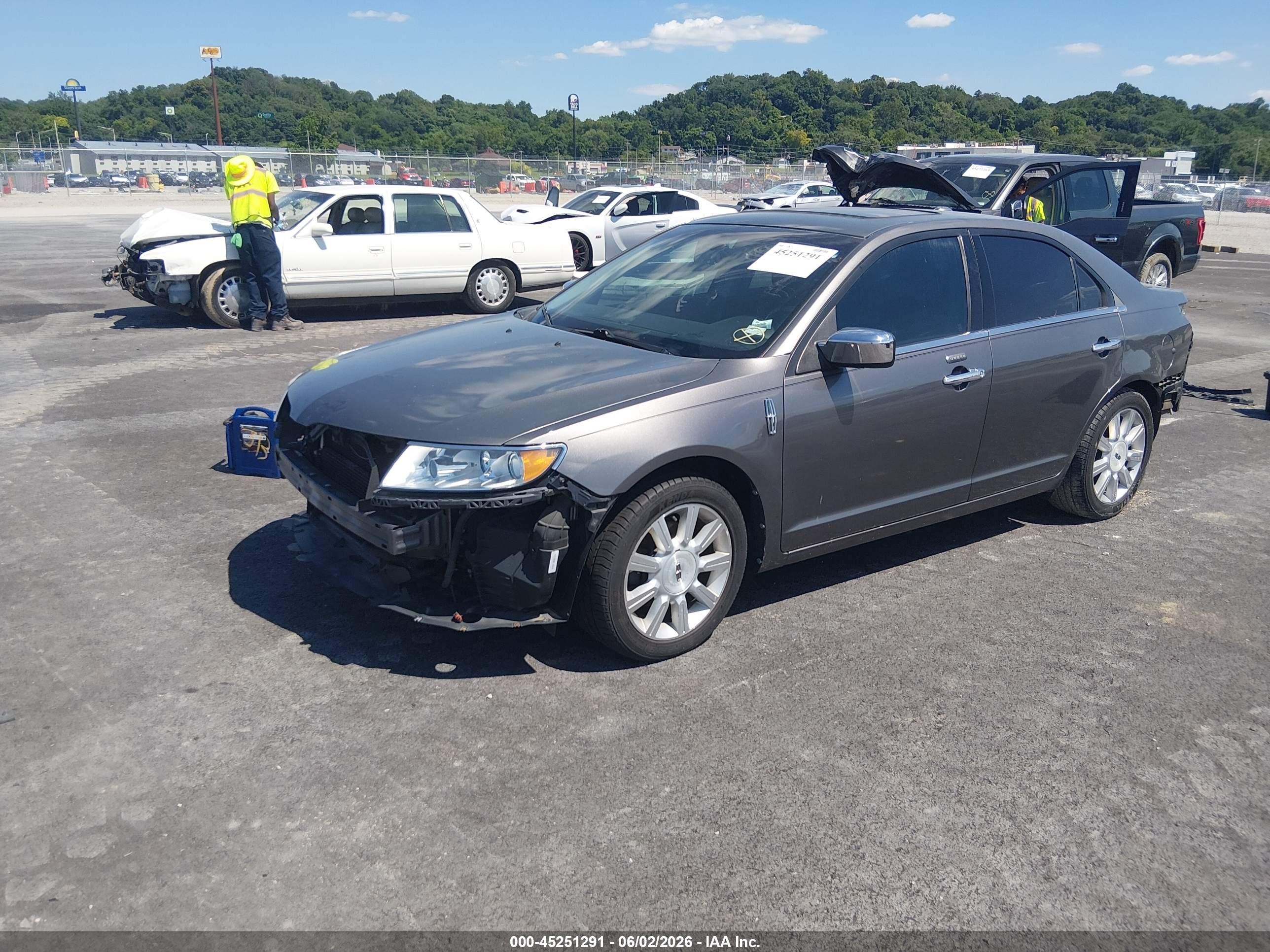 2011 Lincoln Mkz Hybrid   Gray vin: 3LNDL2L32BR752971