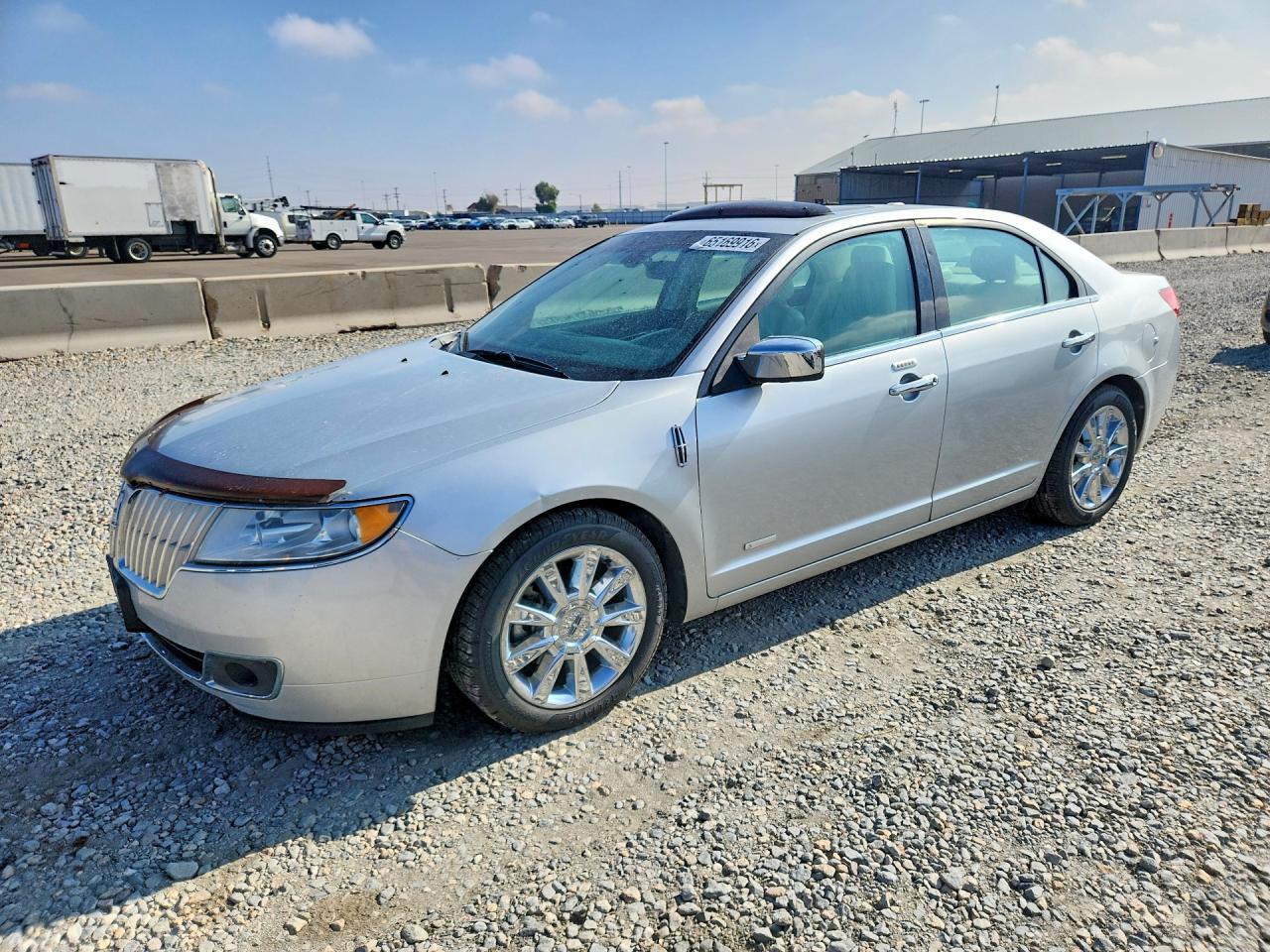 2012 Lincoln Mkz Hybrid Silver vin: 3LNDL2L32CR801863