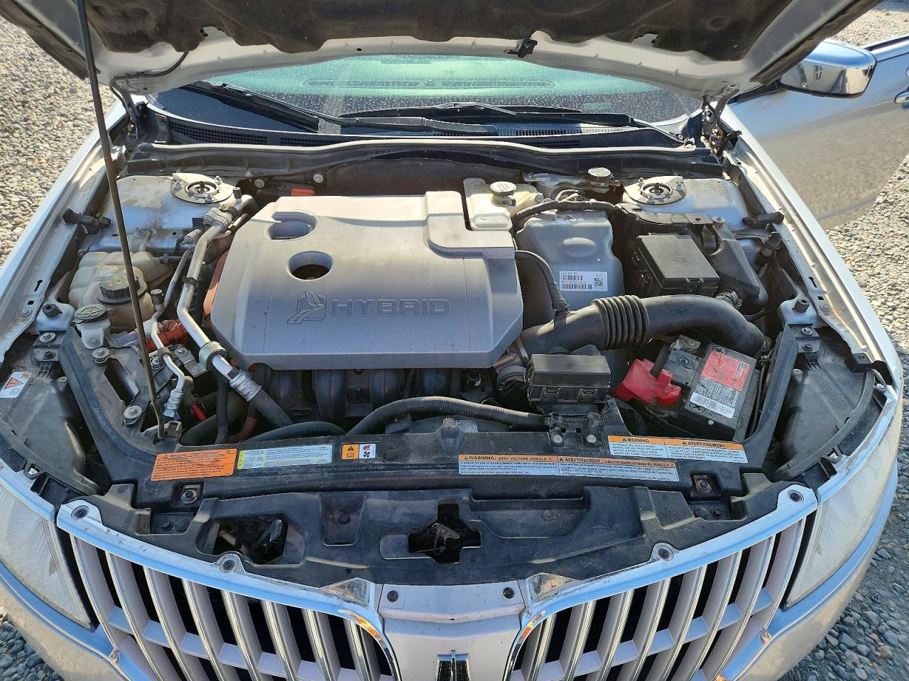 2012 Lincoln Mkz Hybrid Серебряный vin: 3LNDL2L32CR801863