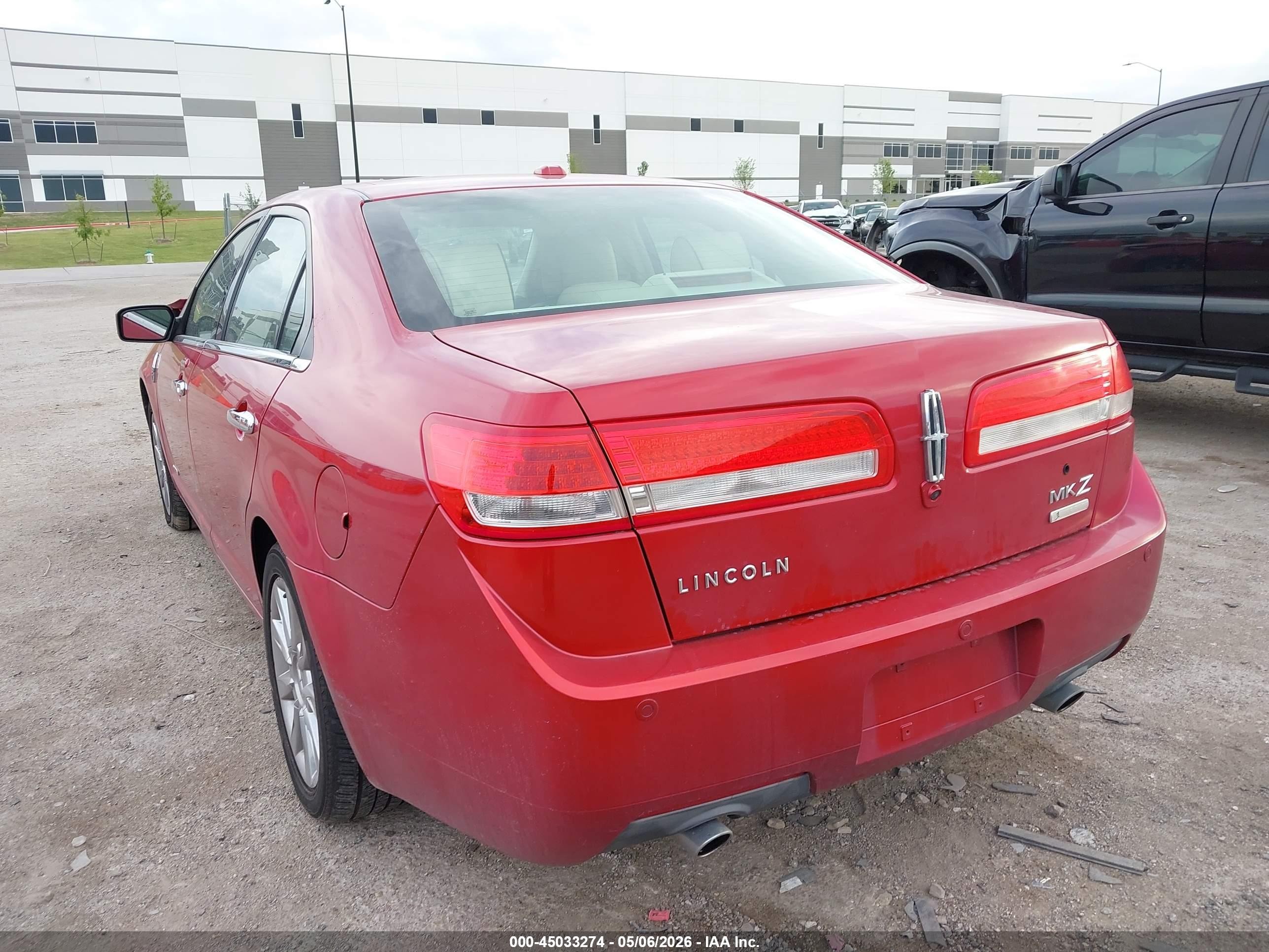 2012 Lincoln Mkz Hybrid   Red vin: 3LNDL2L33CR811012