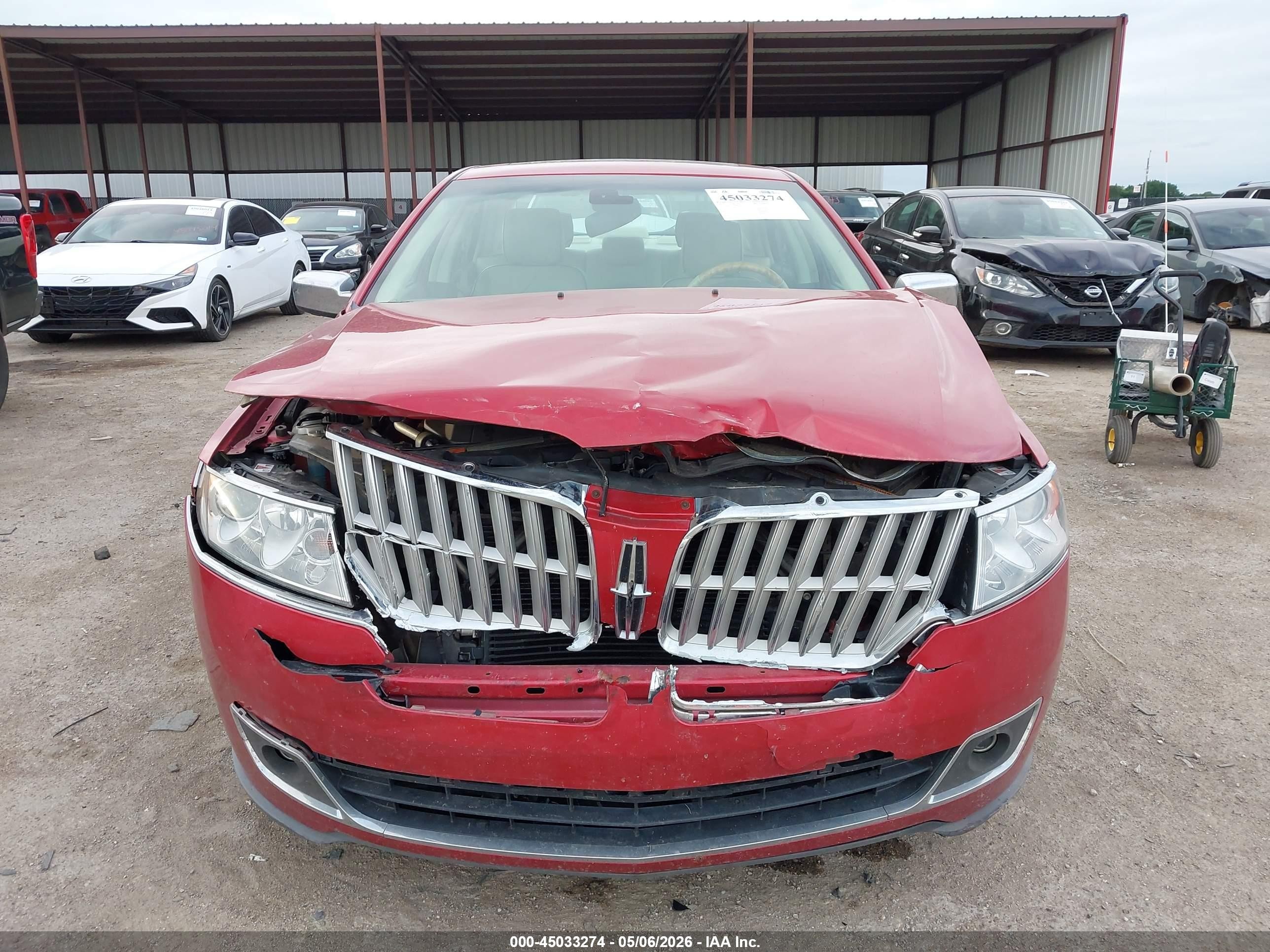 2012 Lincoln Mkz Hybrid   Red vin: 3LNDL2L33CR811012
