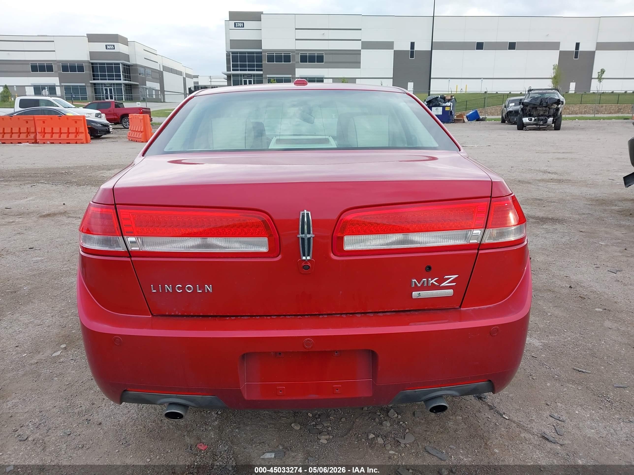 2012 Lincoln Mkz Hybrid   Red vin: 3LNDL2L33CR811012