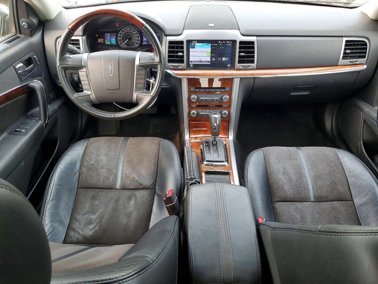 2012 Lincoln Mkz Hybrid White vin: 3LNDL2L33CR819417