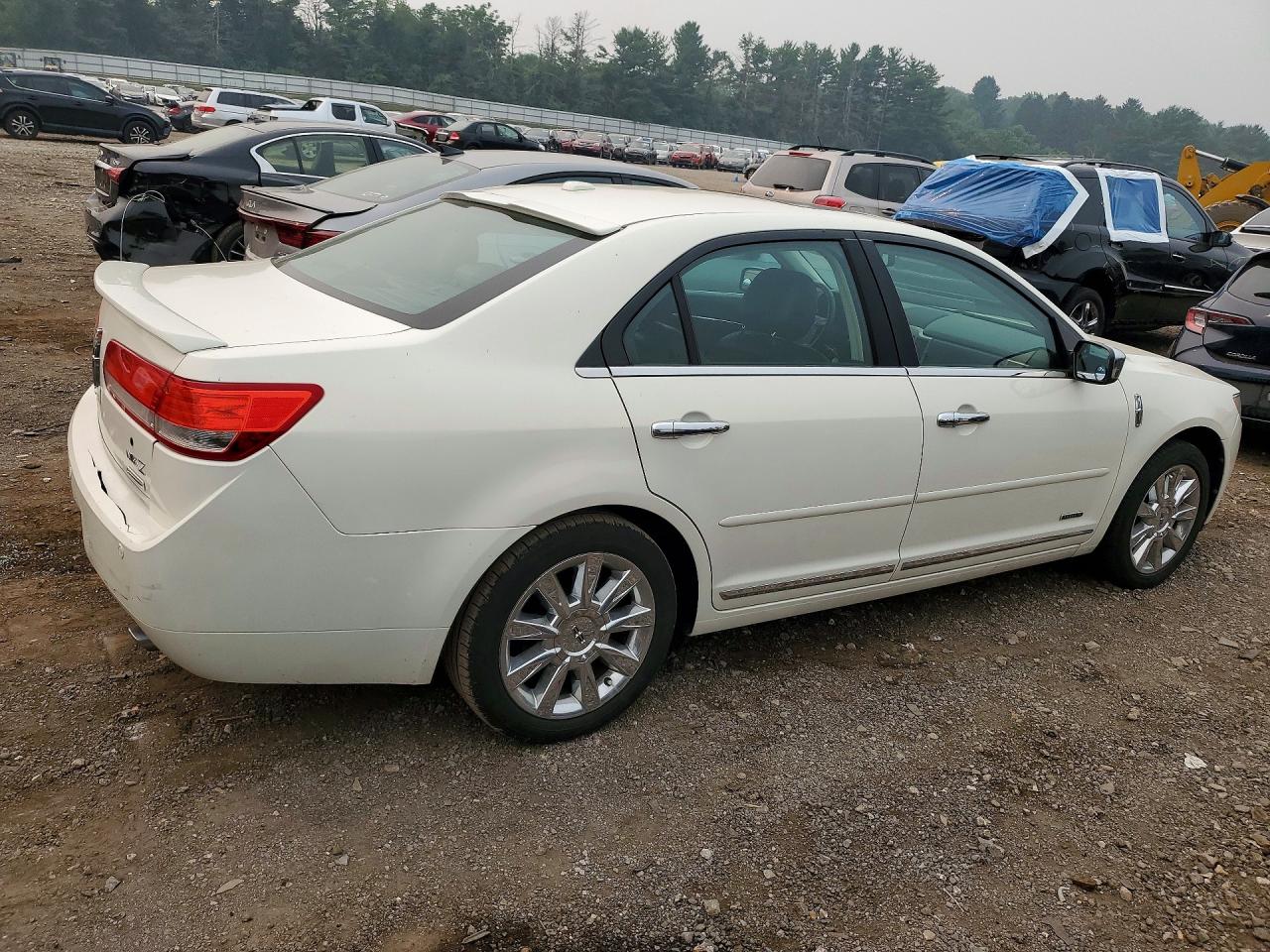 2012 Lincoln Mkz Hybrid White vin: 3LNDL2L33CR819417