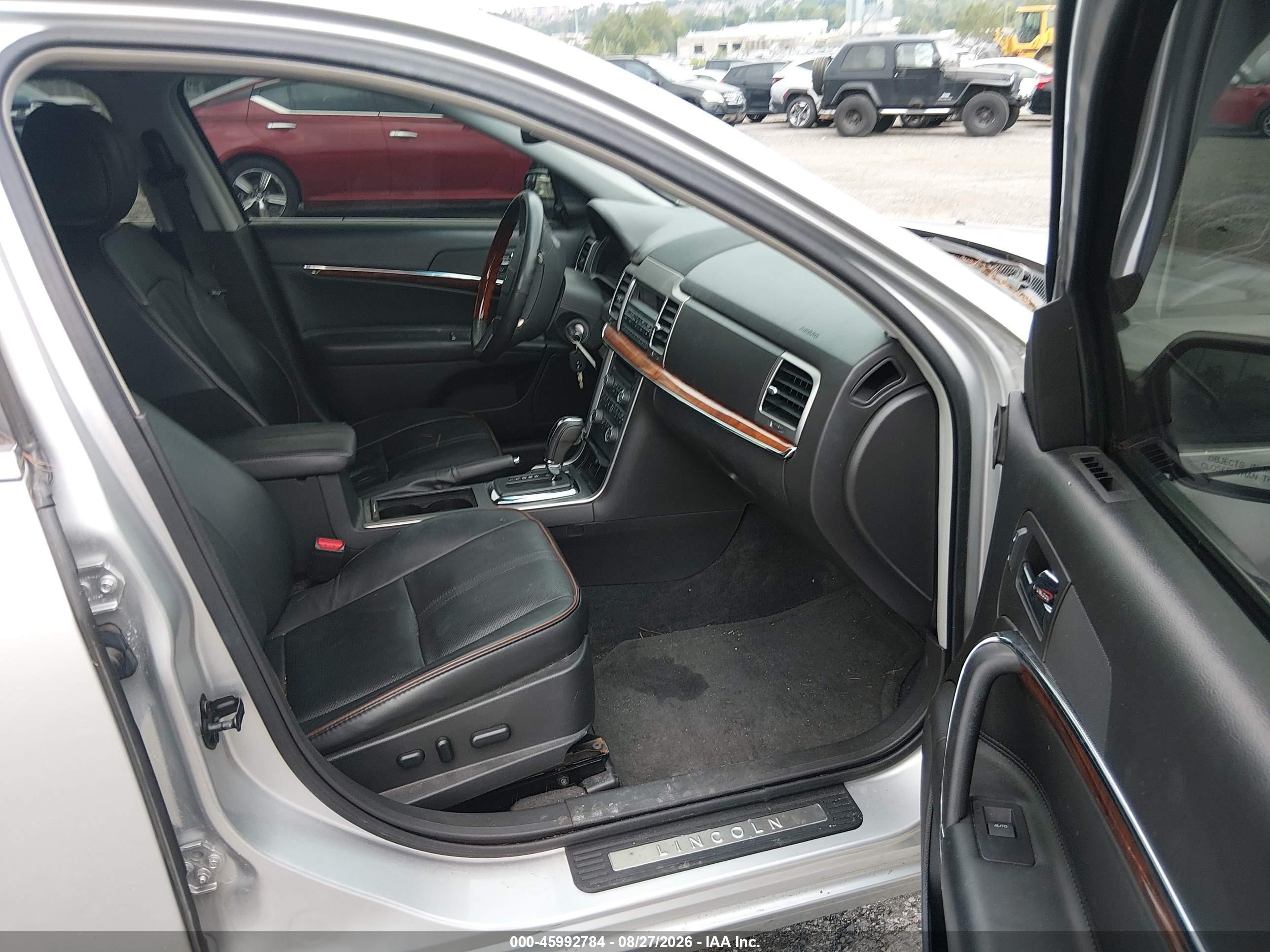 2012 Lincoln Mkz Hybrid   Silver vin: 3LNDL2L33CR819451