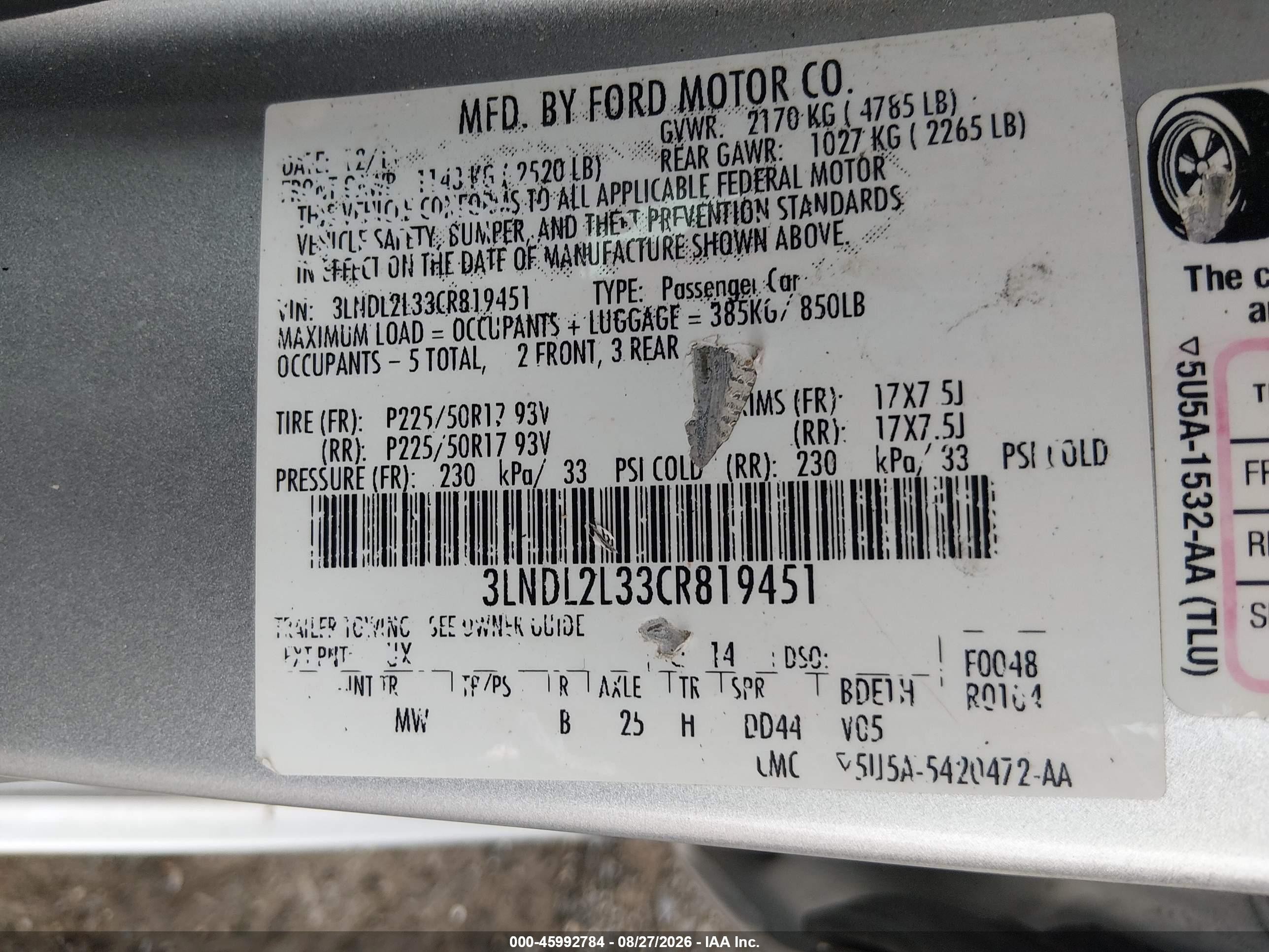 2012 Lincoln Mkz Hybrid   Silver vin: 3LNDL2L33CR819451