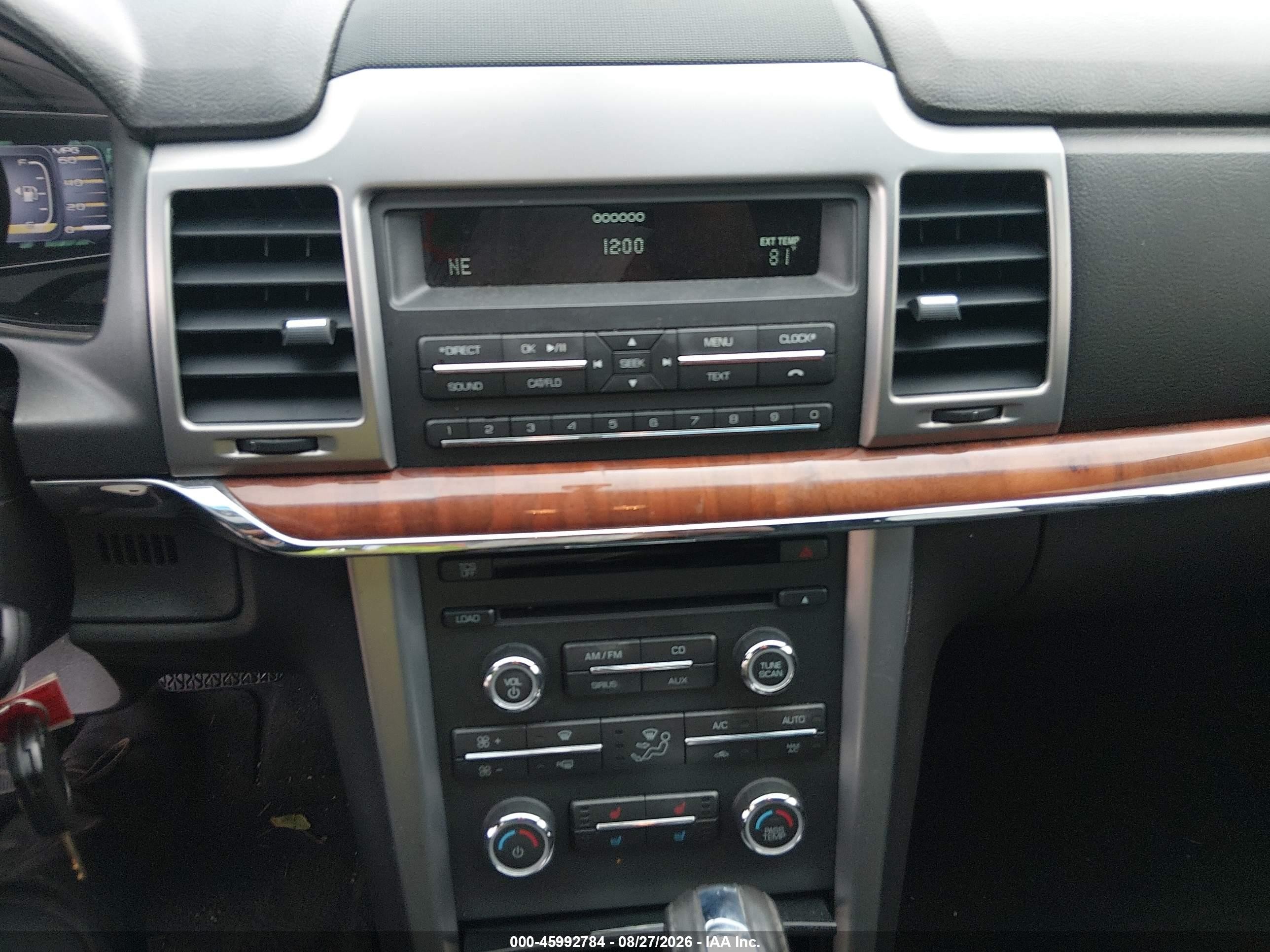 2012 Lincoln Mkz Hybrid   Silver vin: 3LNDL2L33CR819451