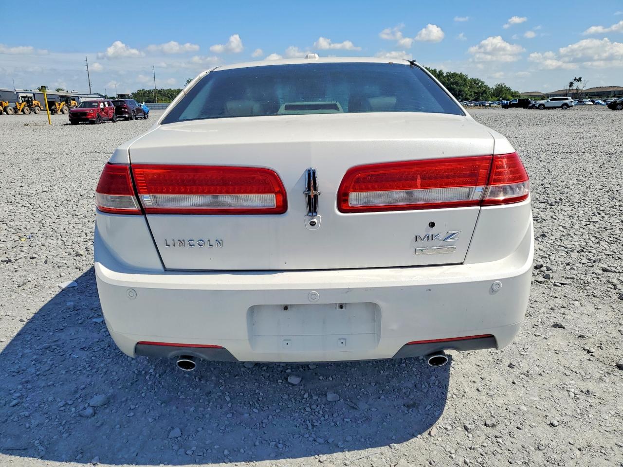 2012 Lincoln Mkz Hybrid White vin: 3LNDL2L33CR819658