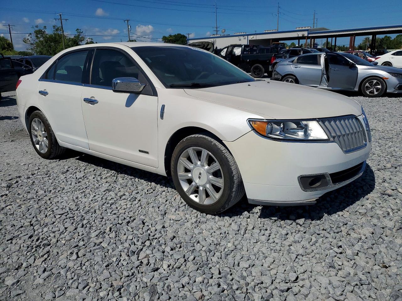 2012 Lincoln Mkz Hybrid White vin: 3LNDL2L33CR819658