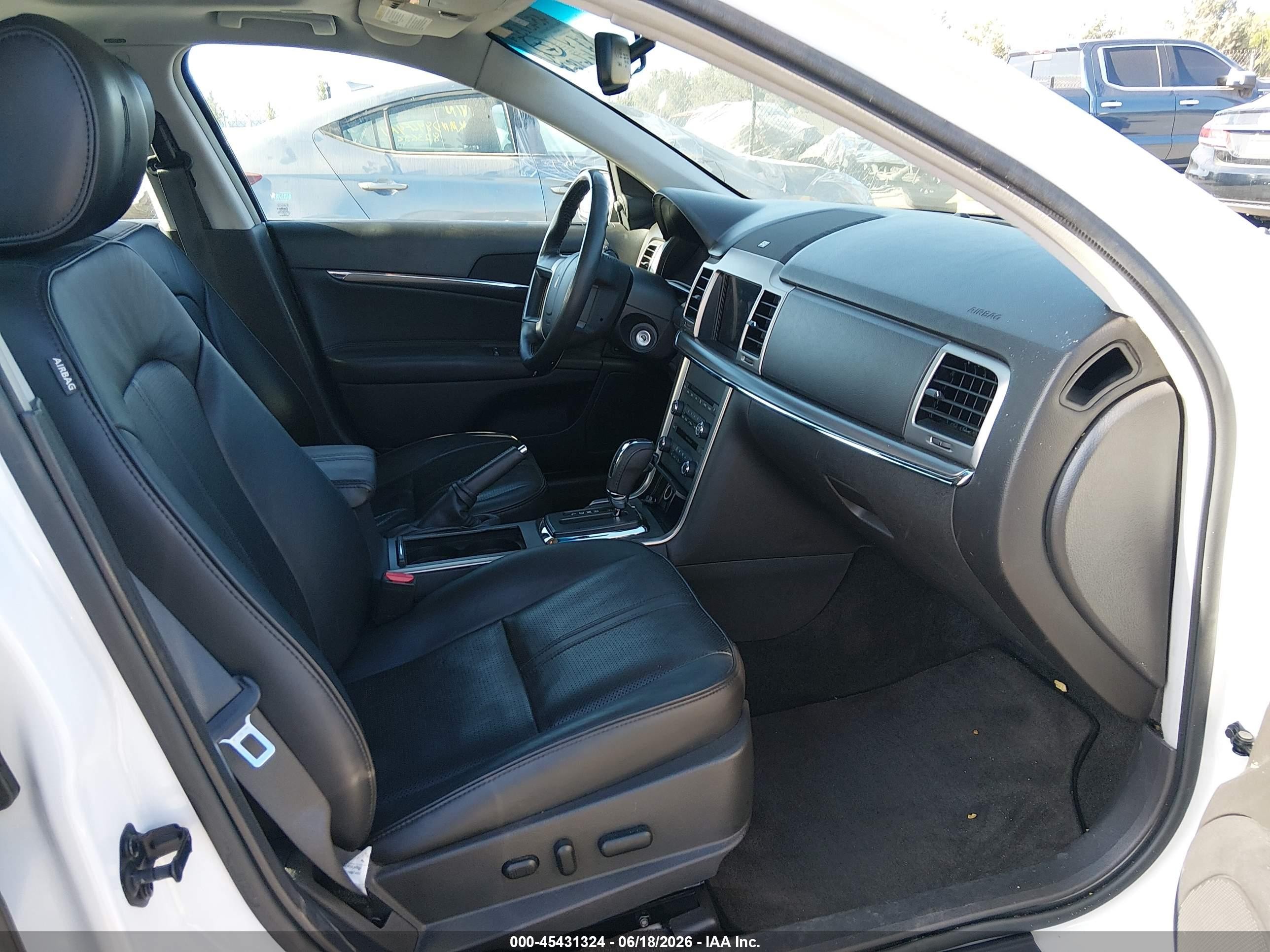 2011 Lincoln Mkz Hybrid White vin: 3LNDL2L34BR753295