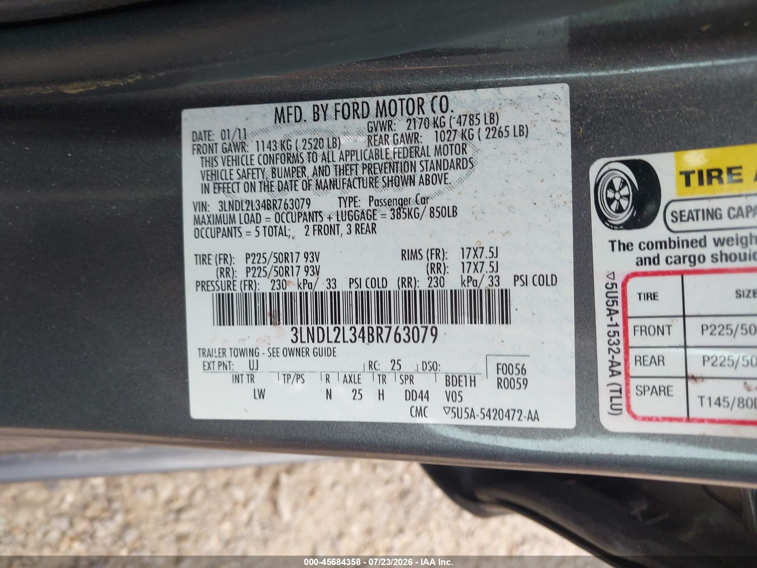 2011 Lincoln Mkz Hybrid   Серый vin: 3LNDL2L34BR763079