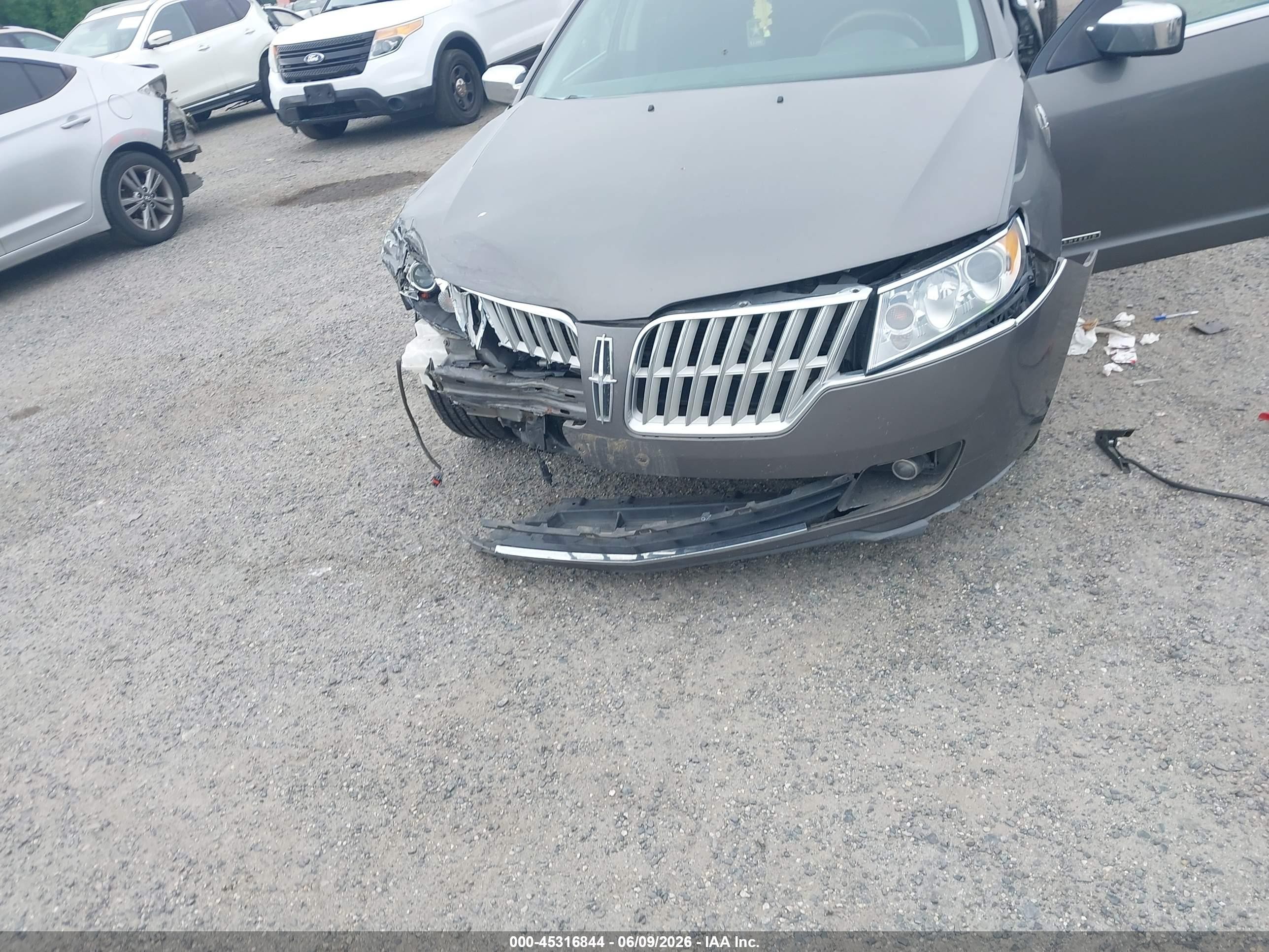 2012 Lincoln Mkz Hybrid   Gray vin: 3LNDL2L34CR802349