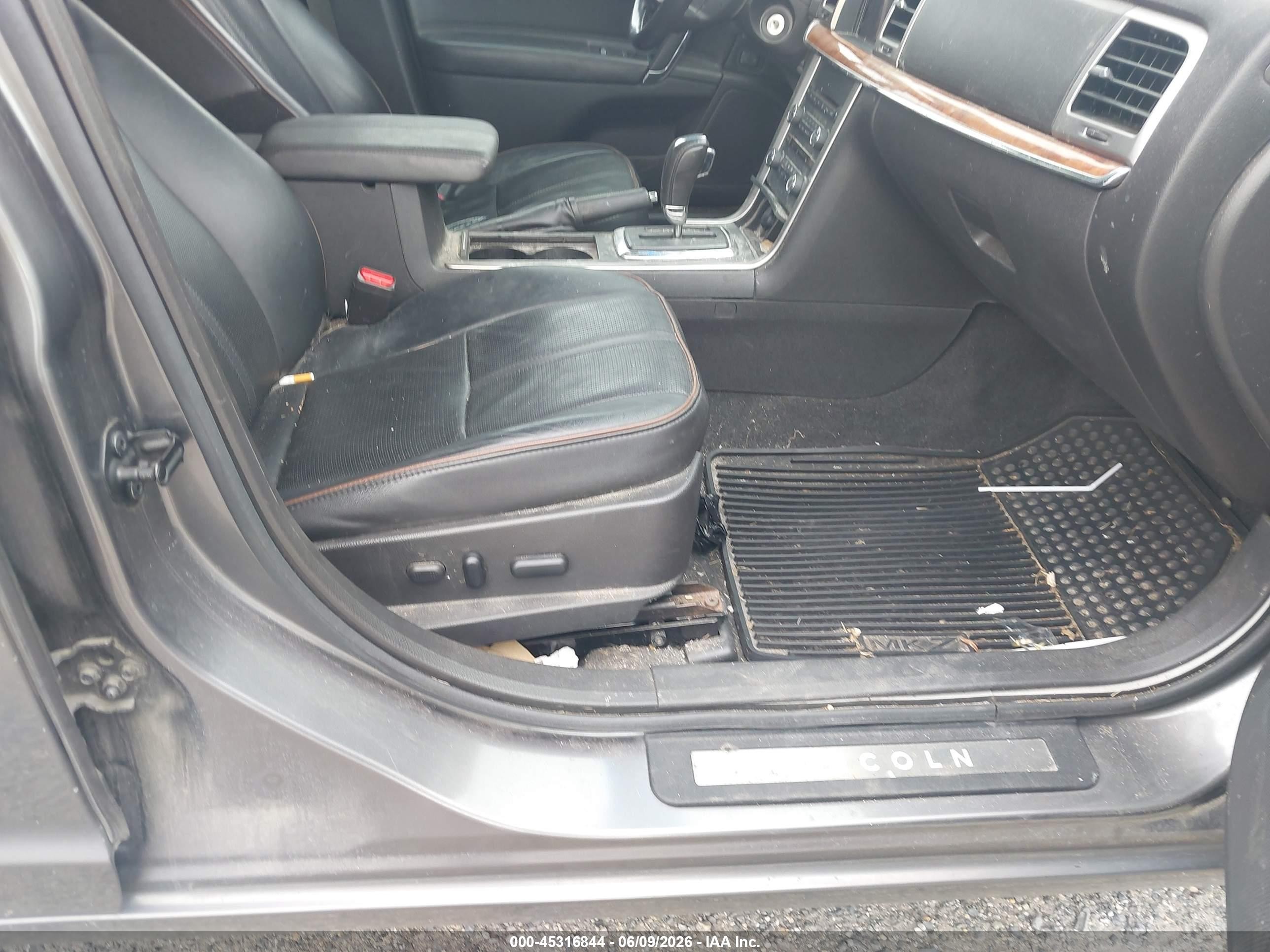 2012 Lincoln Mkz Hybrid   Gray vin: 3LNDL2L34CR802349