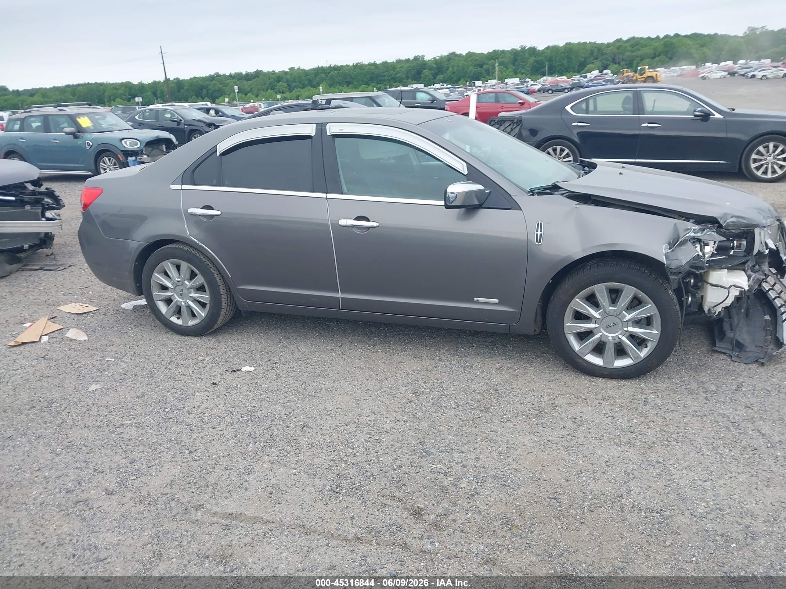 2012 Lincoln Mkz Hybrid   Gray vin: 3LNDL2L34CR802349