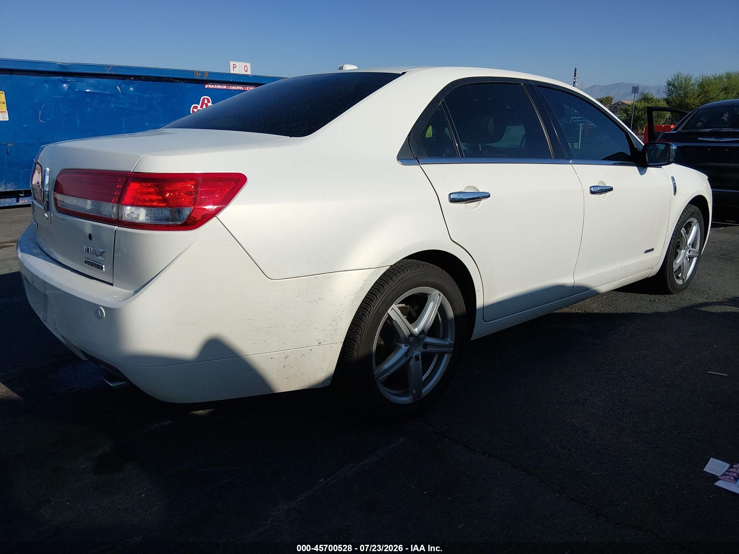 2012 Lincoln Mkz Hybrid   Белый vin: 3LNDL2L34CR810595