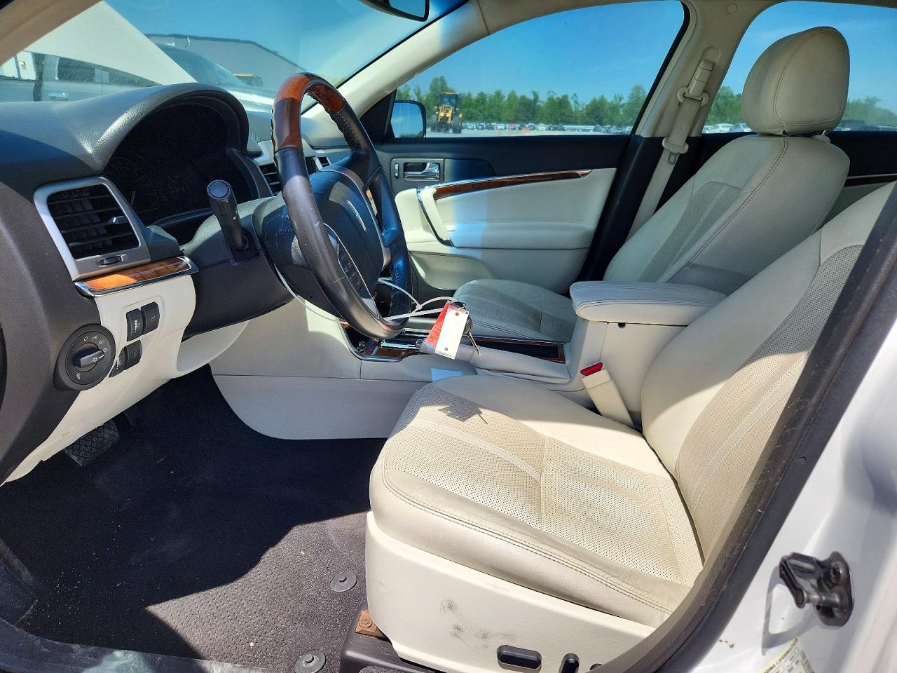 2012 Lincoln Mkz Hybrid Белый vin: 3LNDL2L34CR820723