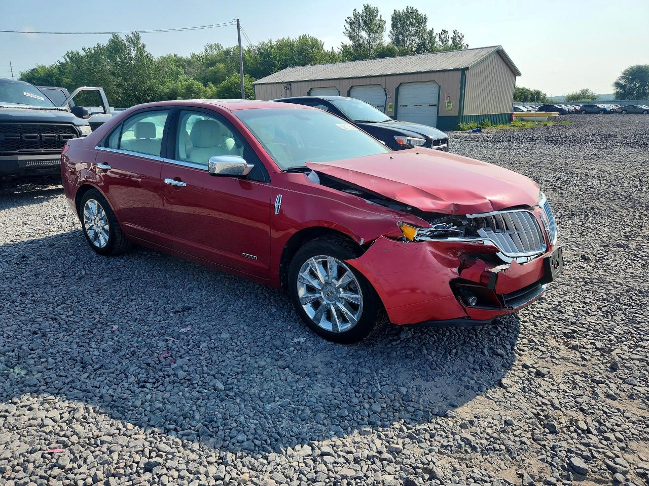 2012 Lincoln Mkz Hybrid Red vin: 3LNDL2L34CR832256