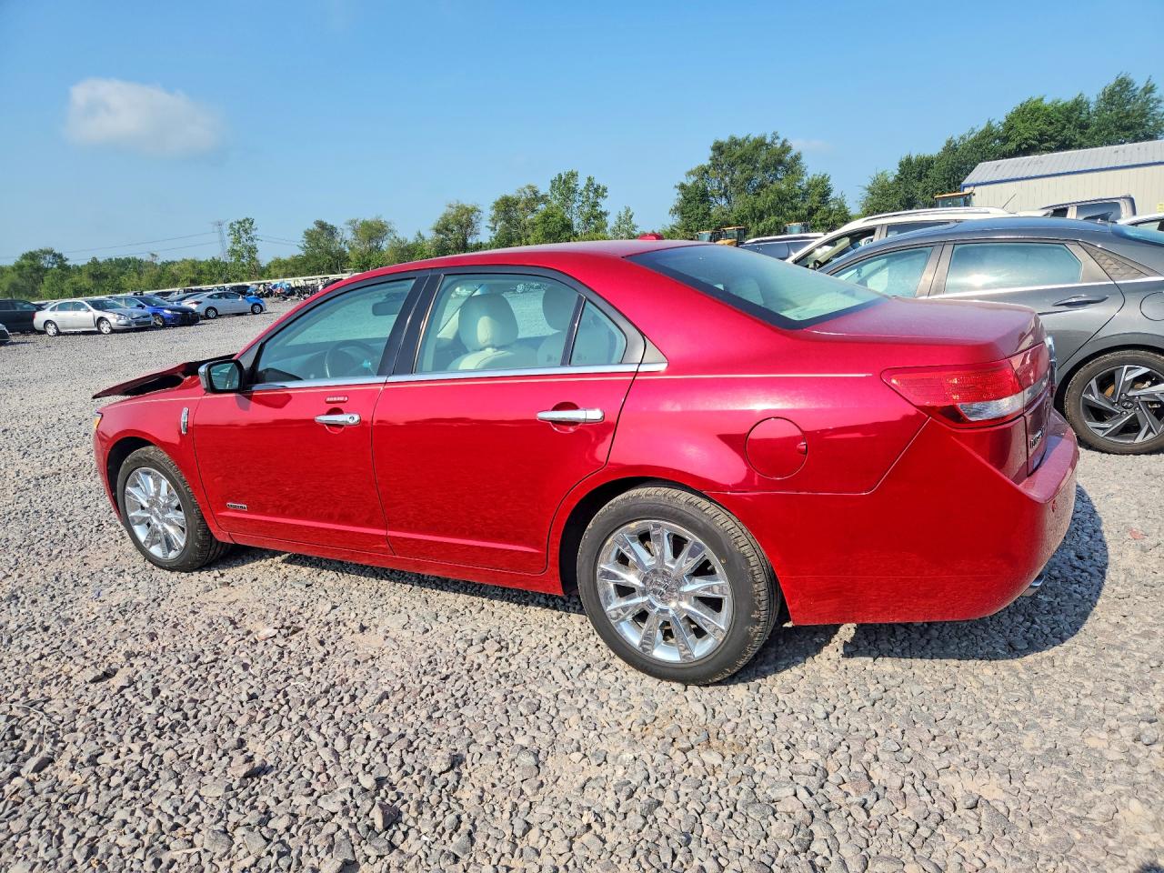 2012 Lincoln Mkz Hybrid Red vin: 3LNDL2L34CR832256