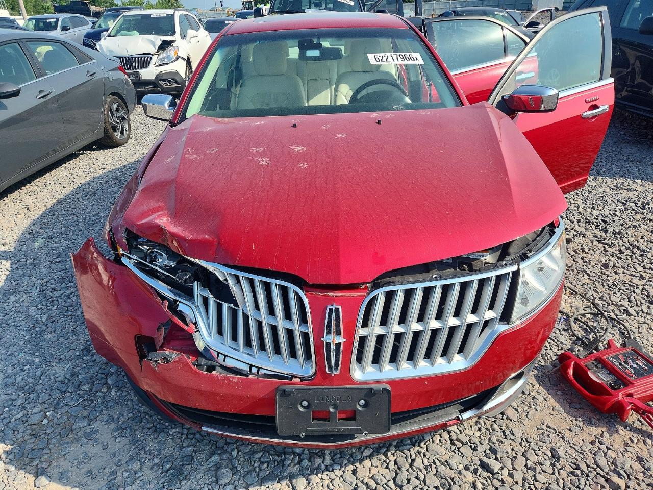2012 Lincoln Mkz Hybrid Red vin: 3LNDL2L34CR832256