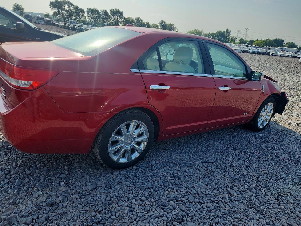 2012 Lincoln Mkz Hybrid Red vin: 3LNDL2L34CR832256
