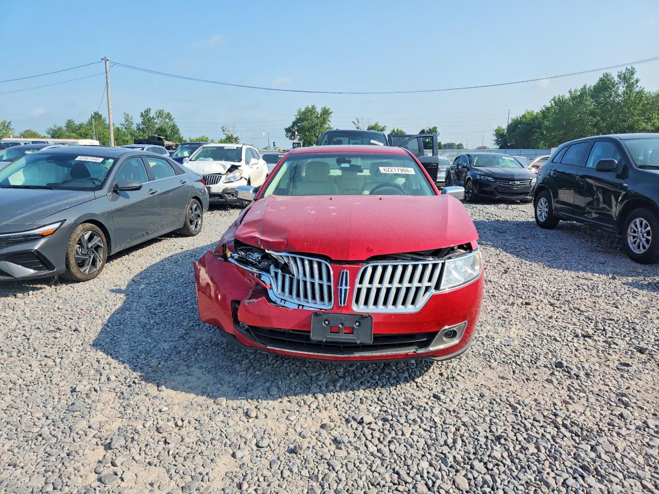 2012 Lincoln Mkz Hybrid Red vin: 3LNDL2L34CR832256