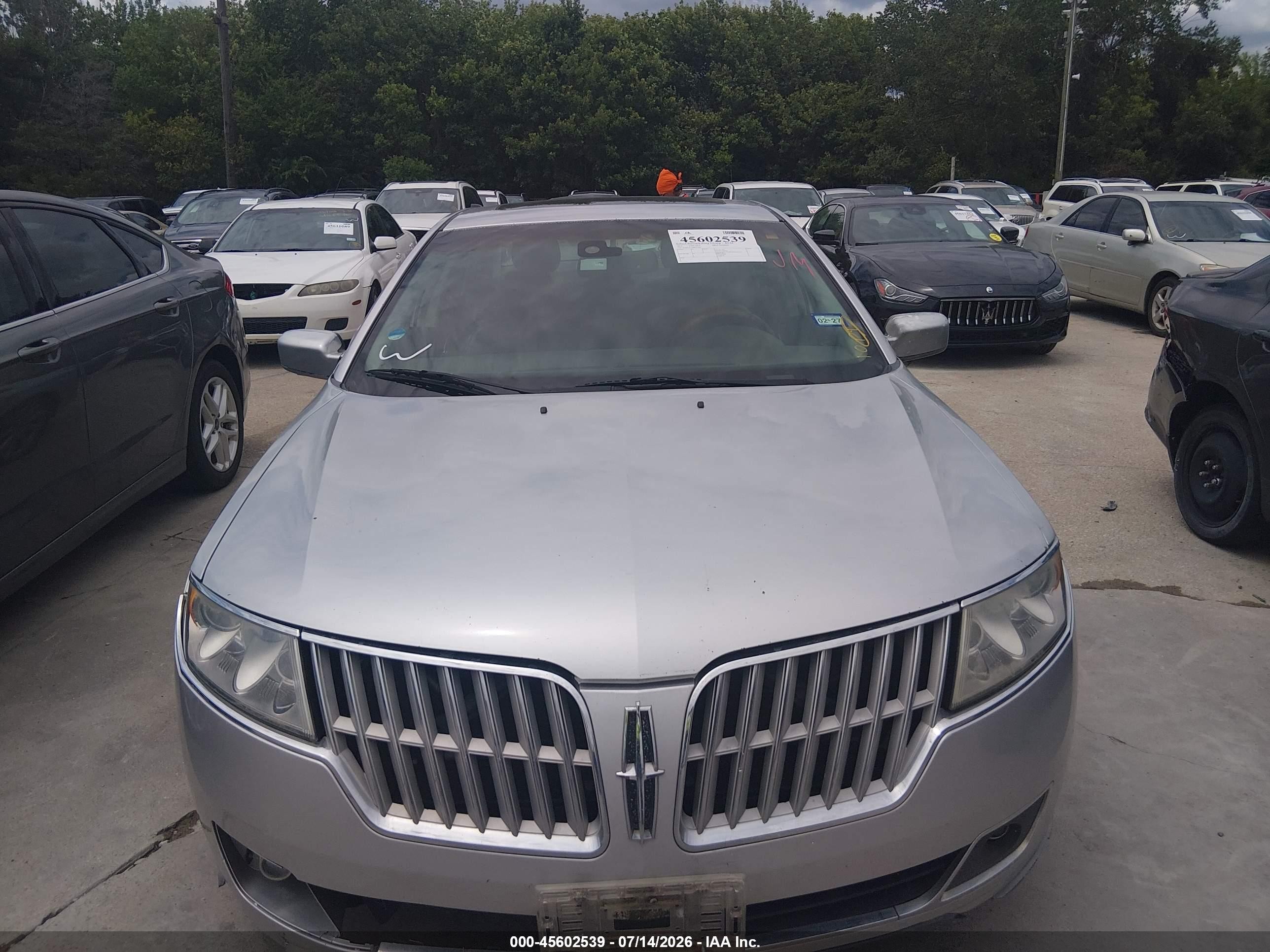 2011 Lincoln Mkz Hybrid Silver vin: 3LNDL2L35BR757064
