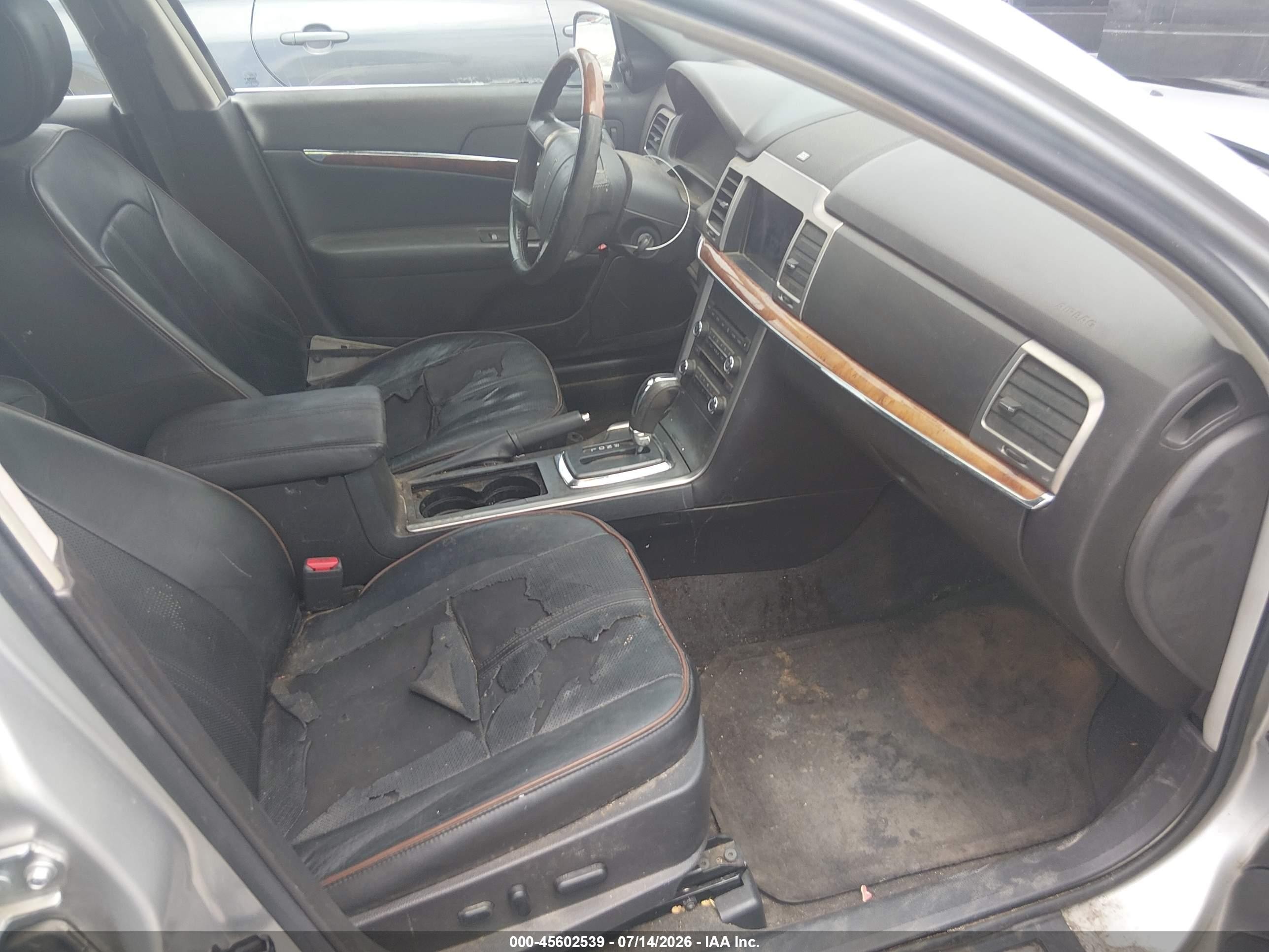 2011 Lincoln Mkz Hybrid Silver vin: 3LNDL2L35BR757064