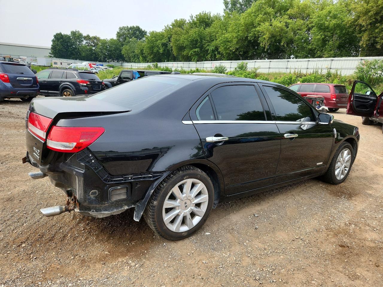 2011 Lincoln Mkz Hybrid Black vin: 3LNDL2L35BR775192