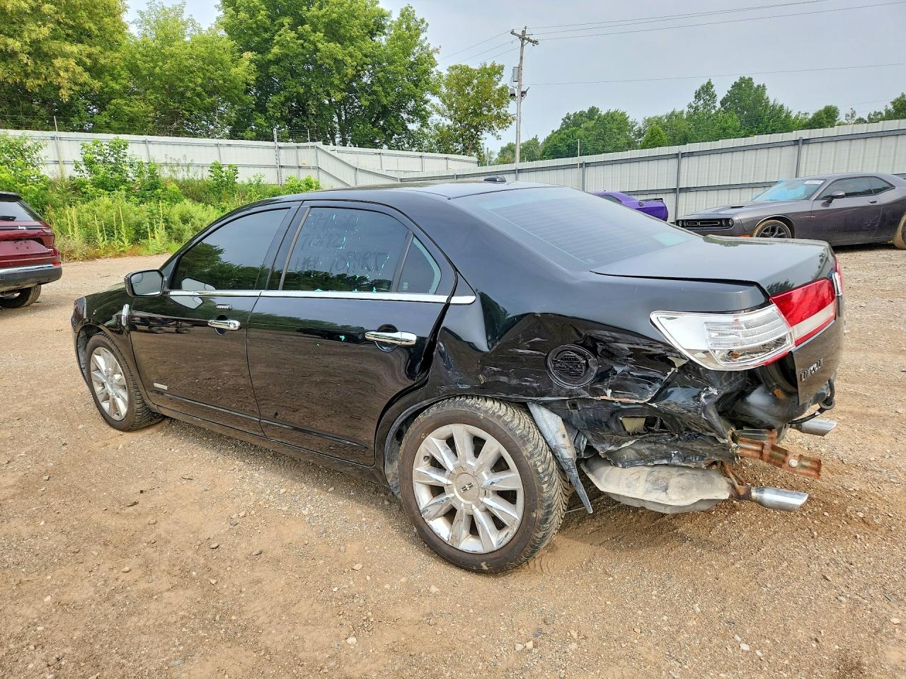 2011 Lincoln Mkz Hybrid Black vin: 3LNDL2L35BR775192